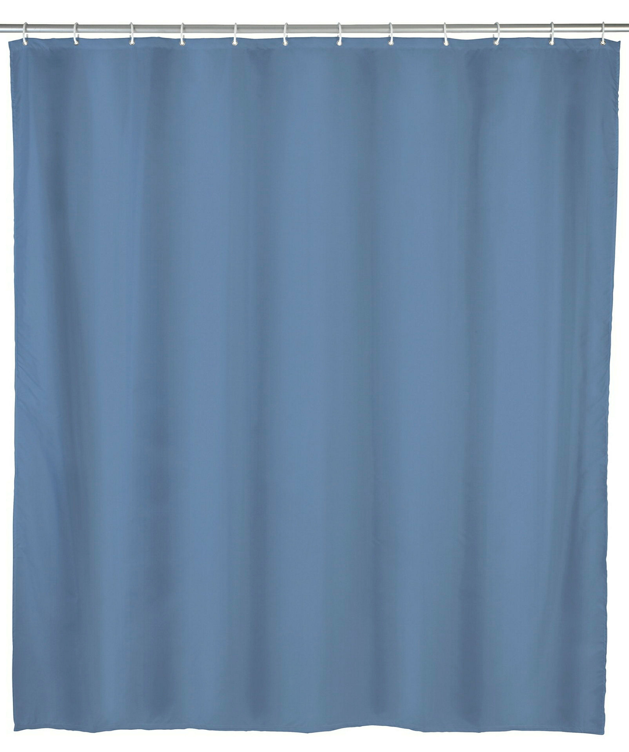 Duschvorh.180x200,PEVA Mod.Uni grau blau