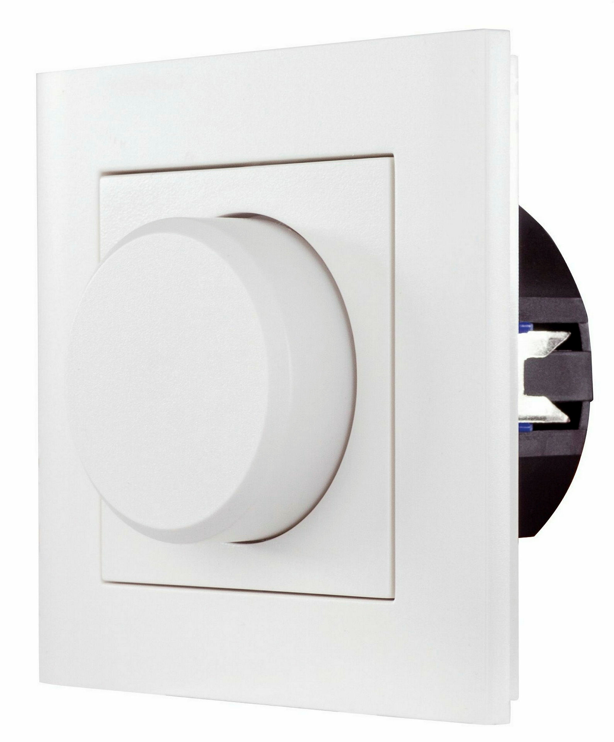 Dimmer Universal Komplettgerät Unterputz mit Rahmen weiß