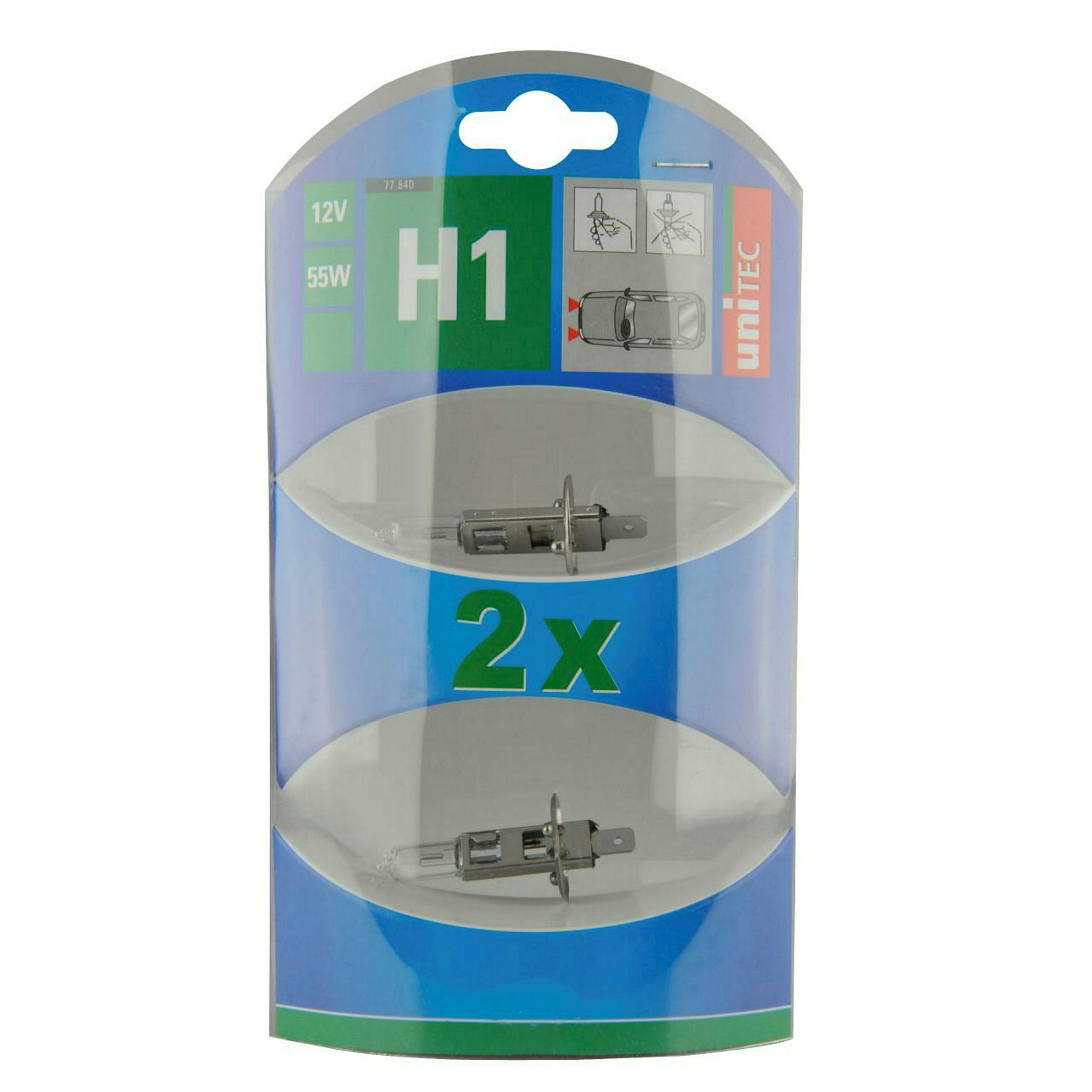 H1 Halogen 12V 55W 2x