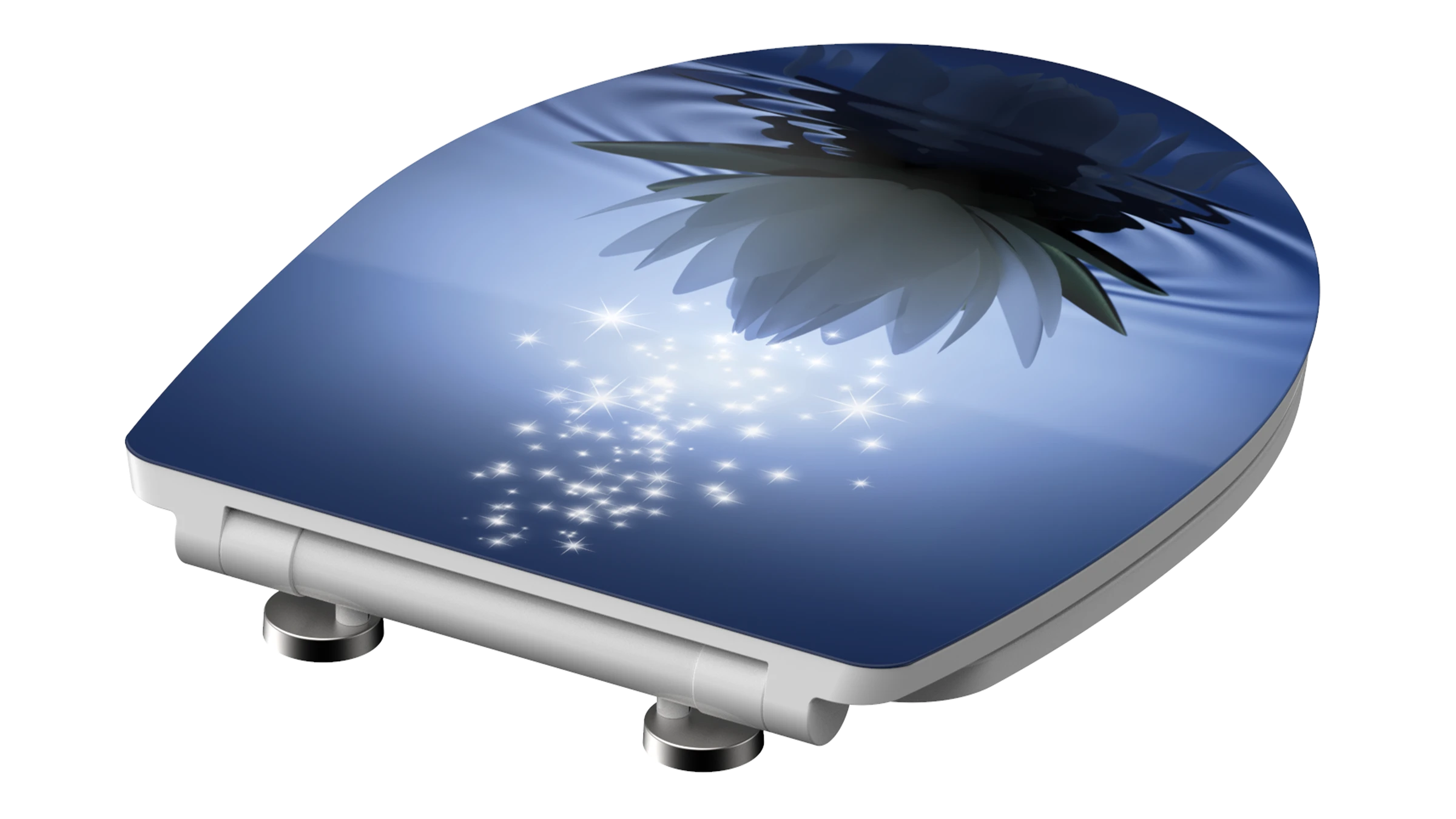Duroplast HG WC-Sitz WATER LILY, mit Absenkautomatik und Schnellverschluss