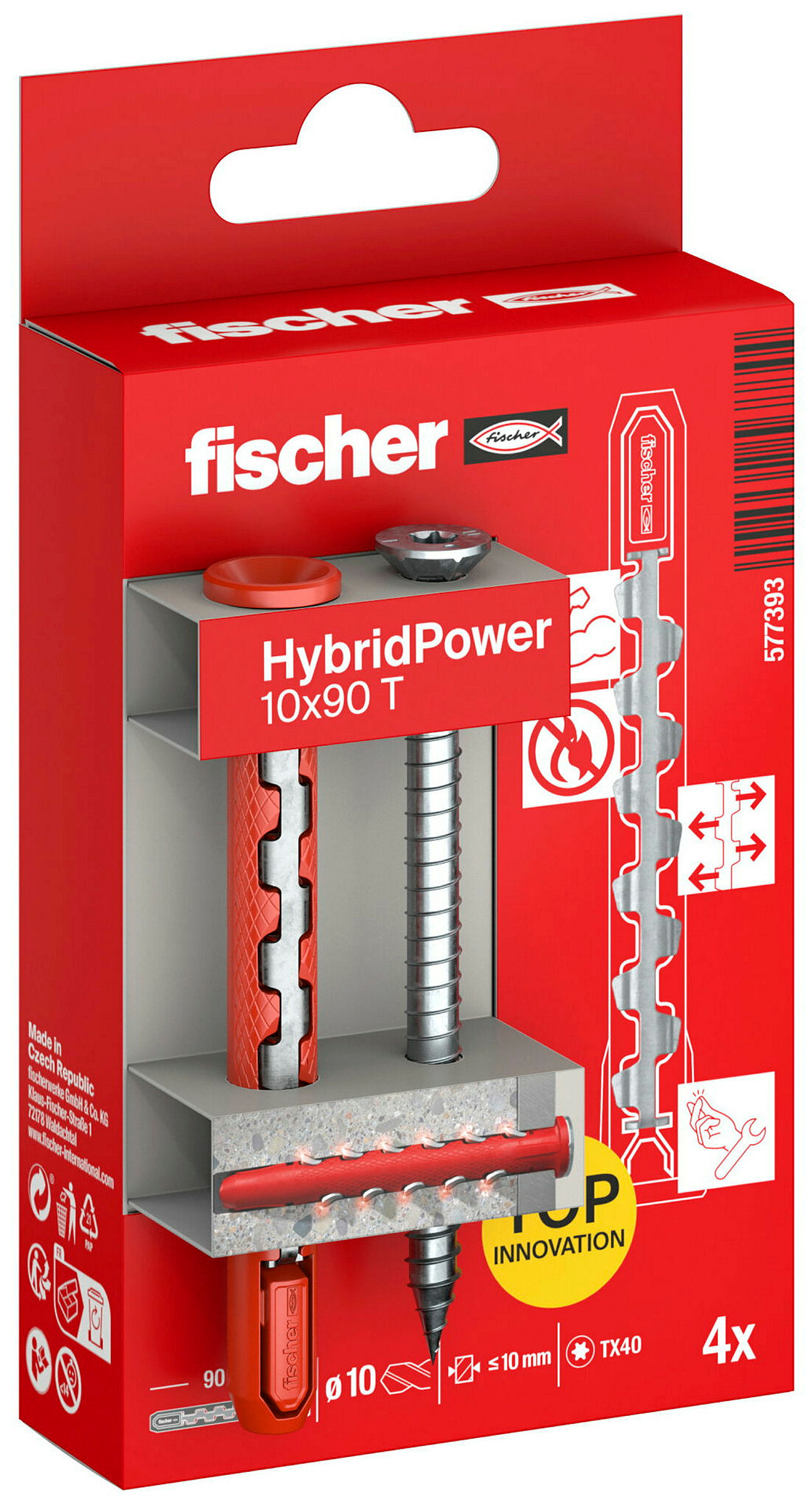 fischer HybridPower 10 x 90 T K