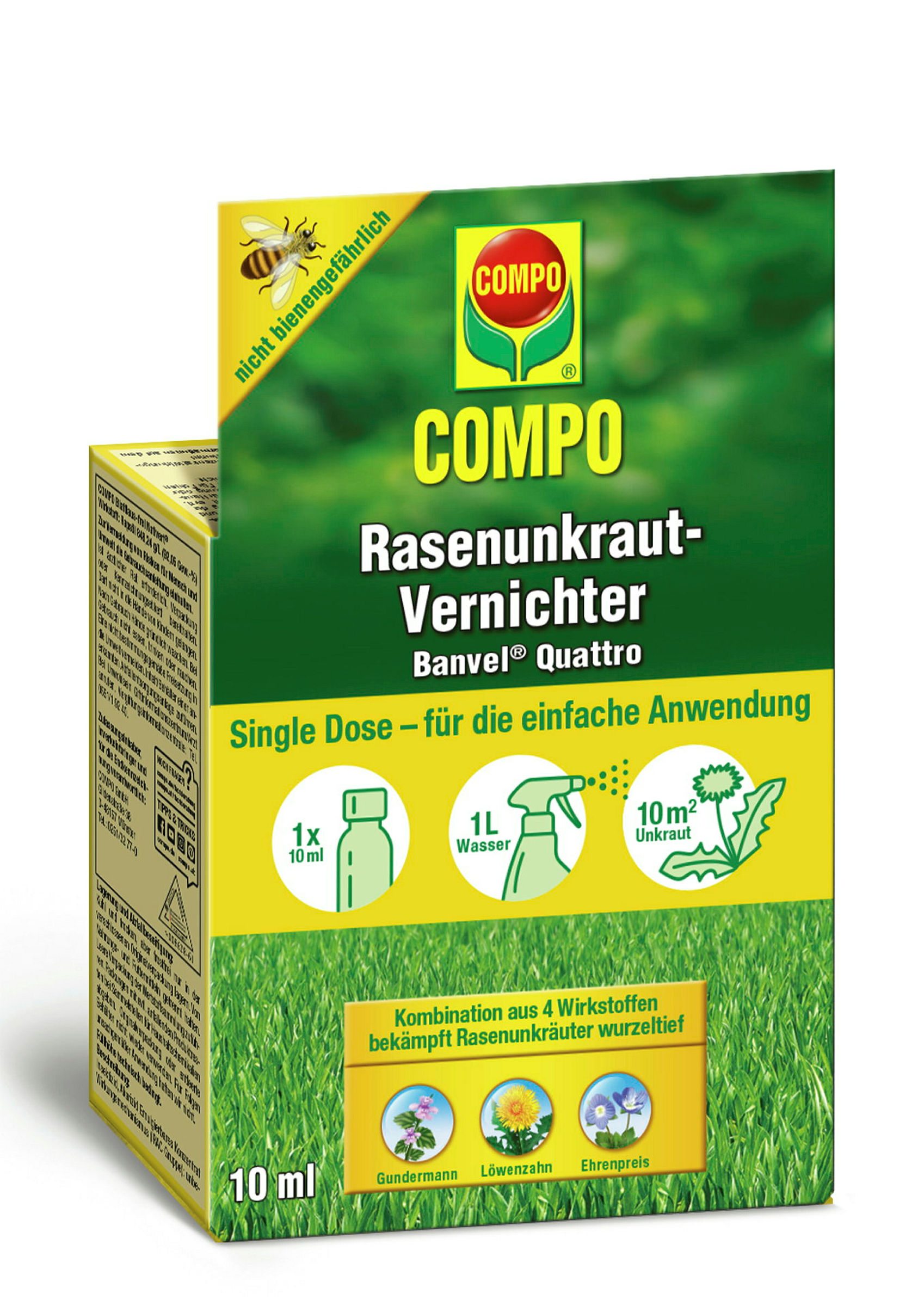 COMPO Rasenunkrautvernichter Banvel Quattro 10 ml