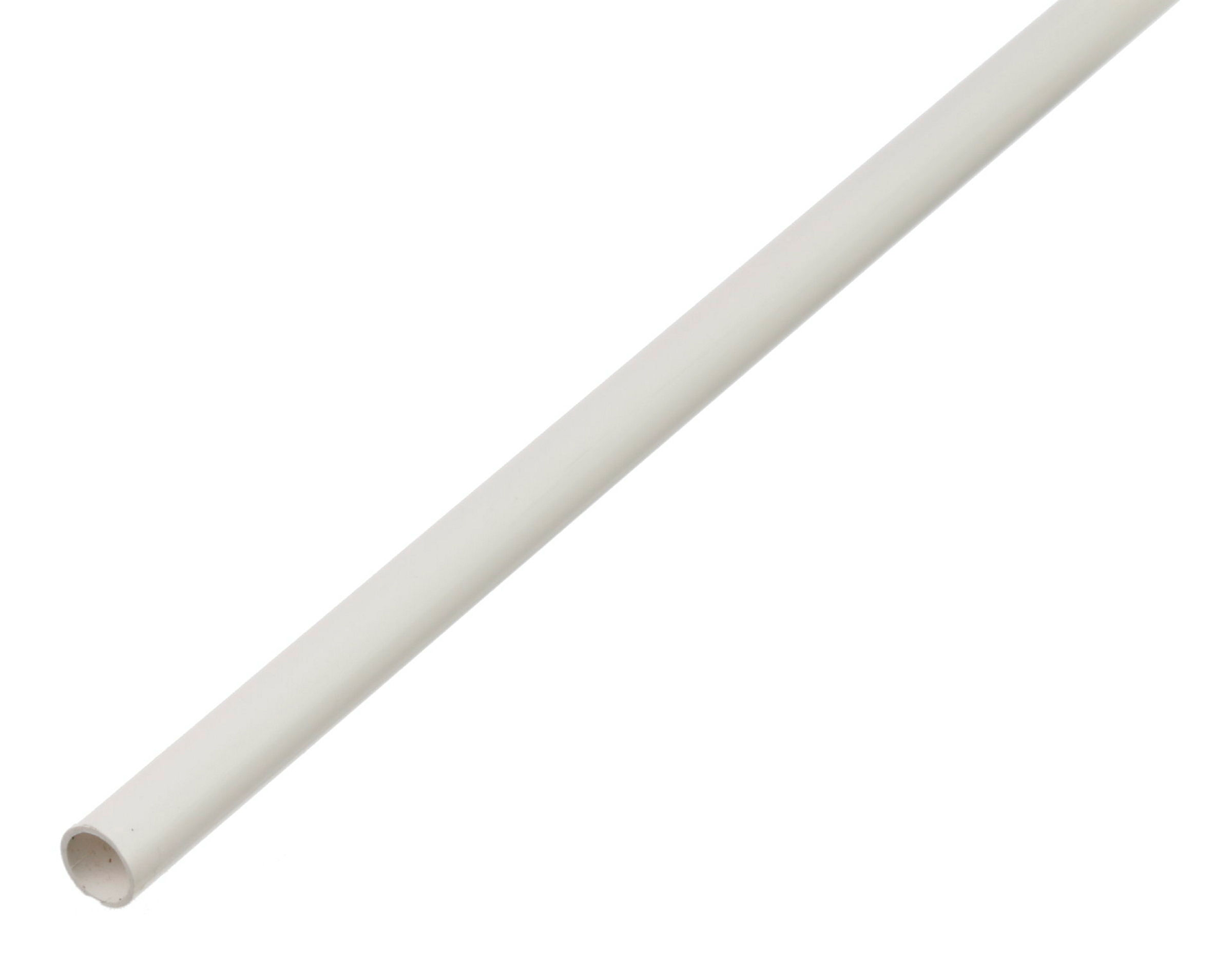 Rundrohr 1mØ10x1 PVC weiß