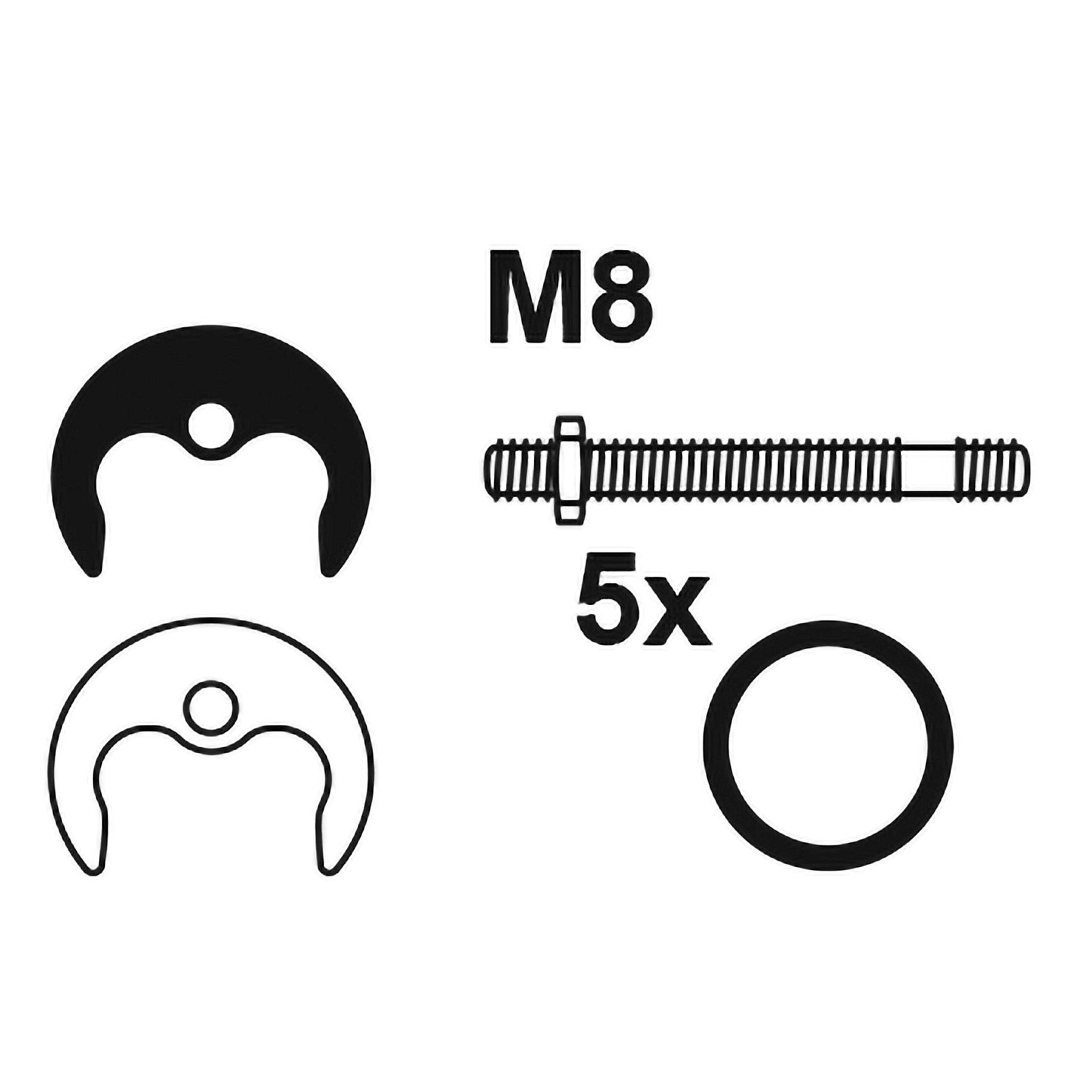 Befestigungssatz, M8, für Armaturen