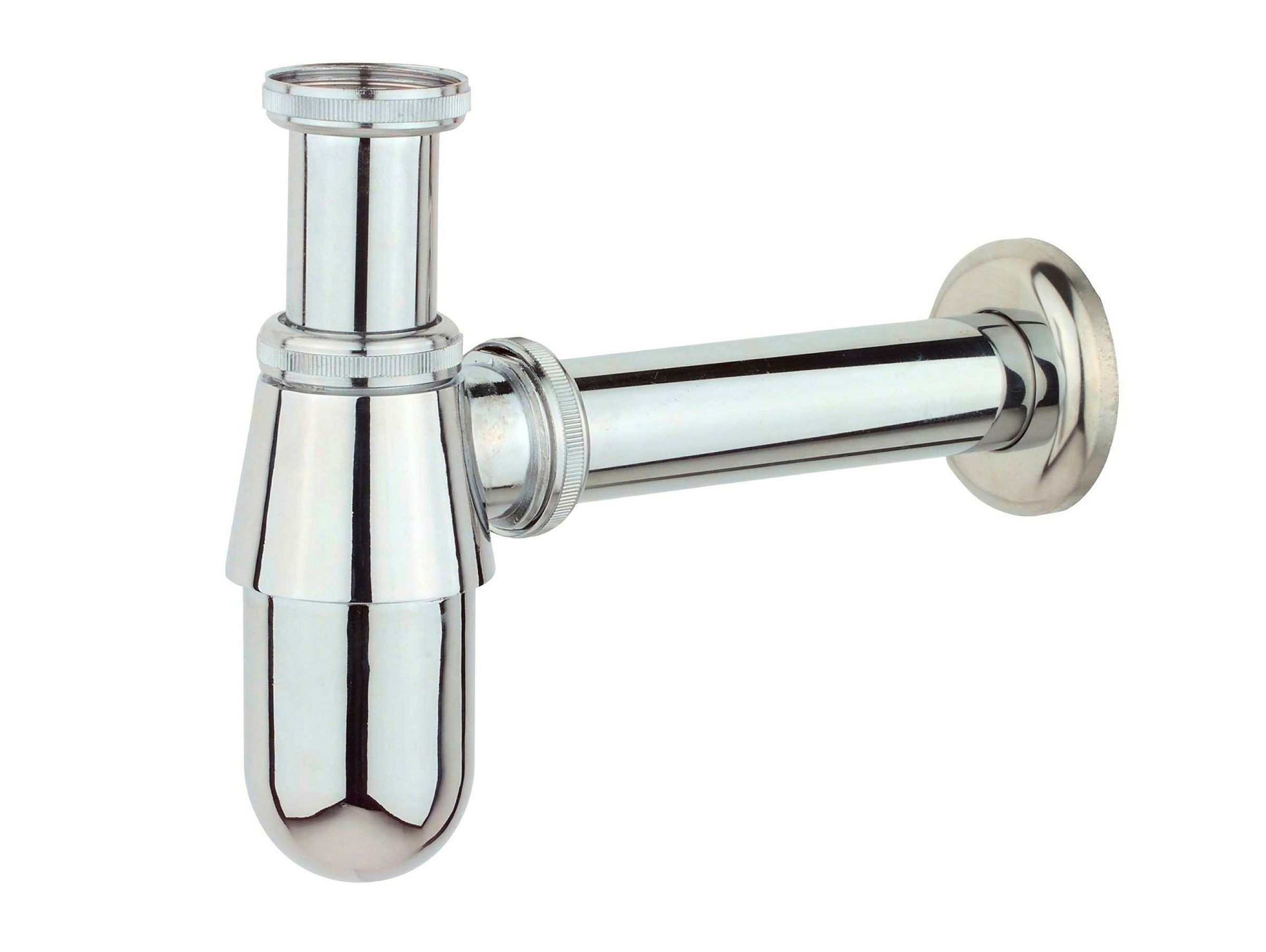 Flaschensiphon, Chrom, 1 1/4'' x 32 mm