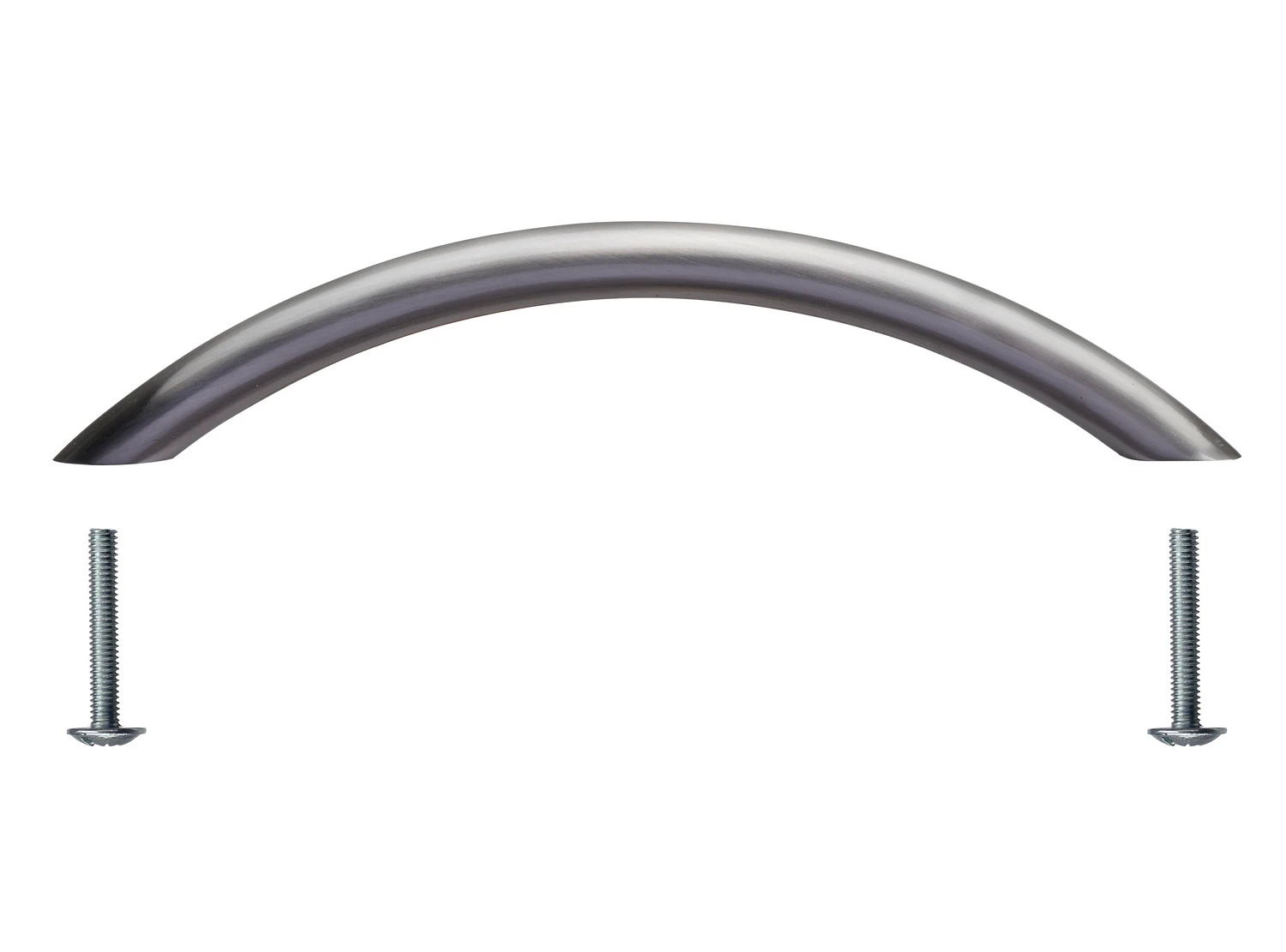Möbelgriff LA128 Stahl Edelstahl-Optik