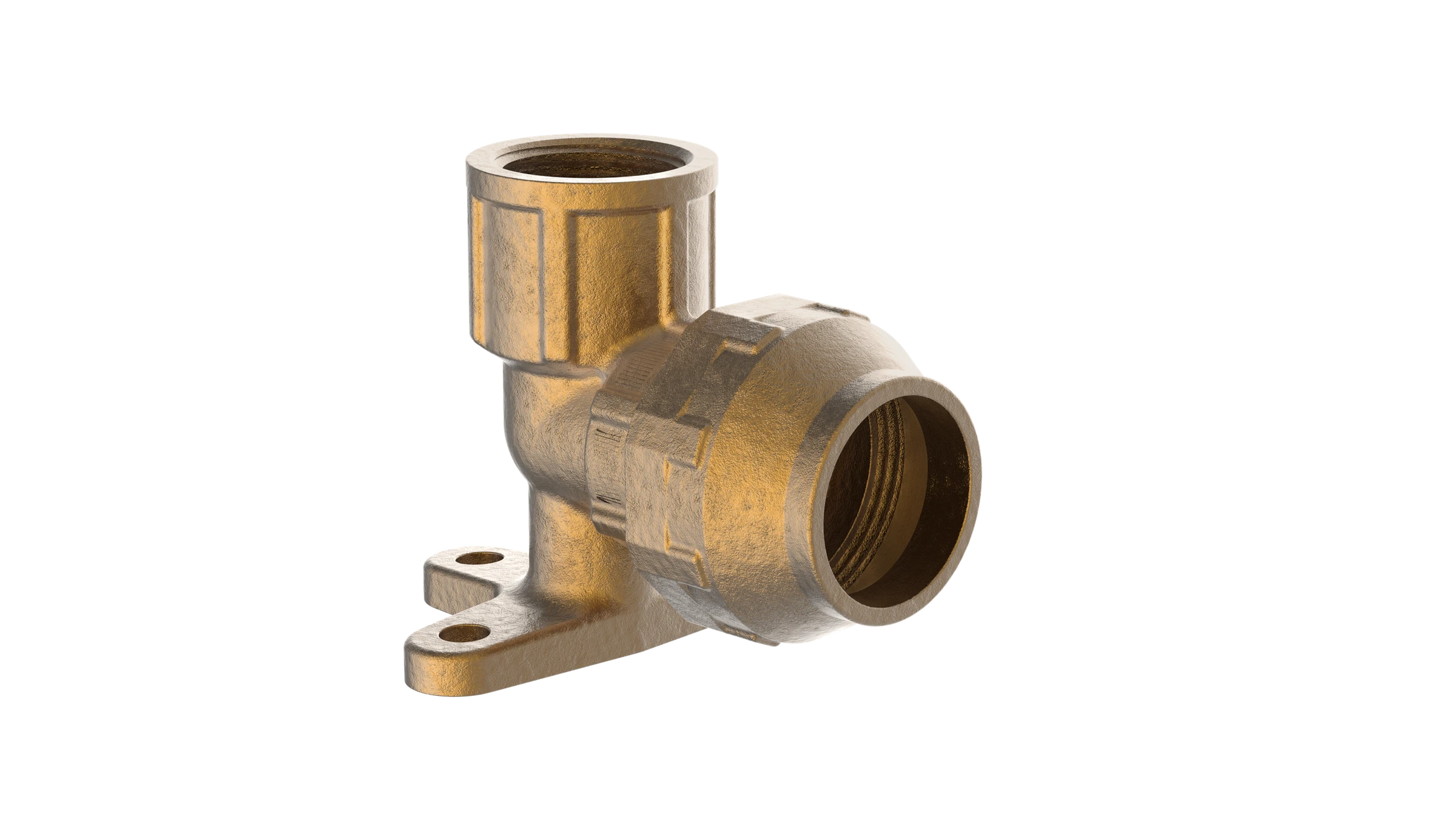 MS Wandscheibe, 20 mm x 1/2''IG, Klemmfitting für HDPE, DVGW zertifiziert
