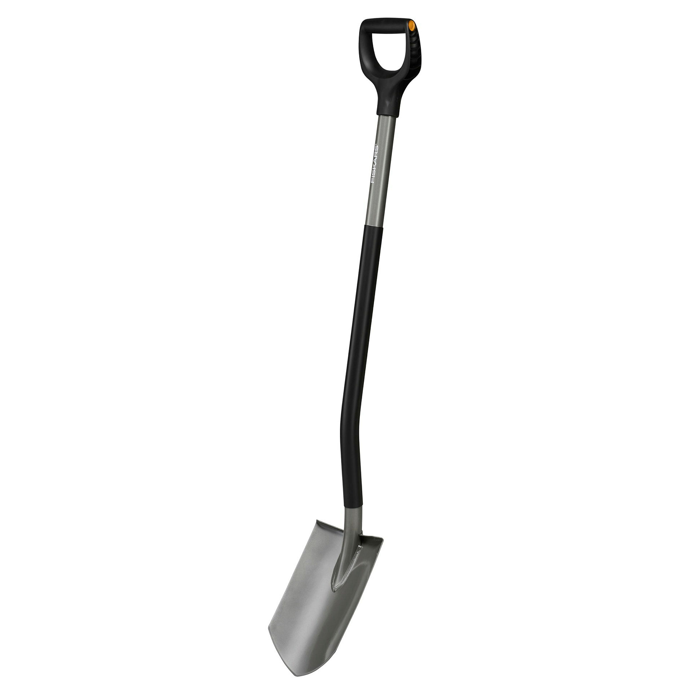 Fiskars Ergonomic Spaten Spitz Grey Ergonomic Spaten Spitz Grey