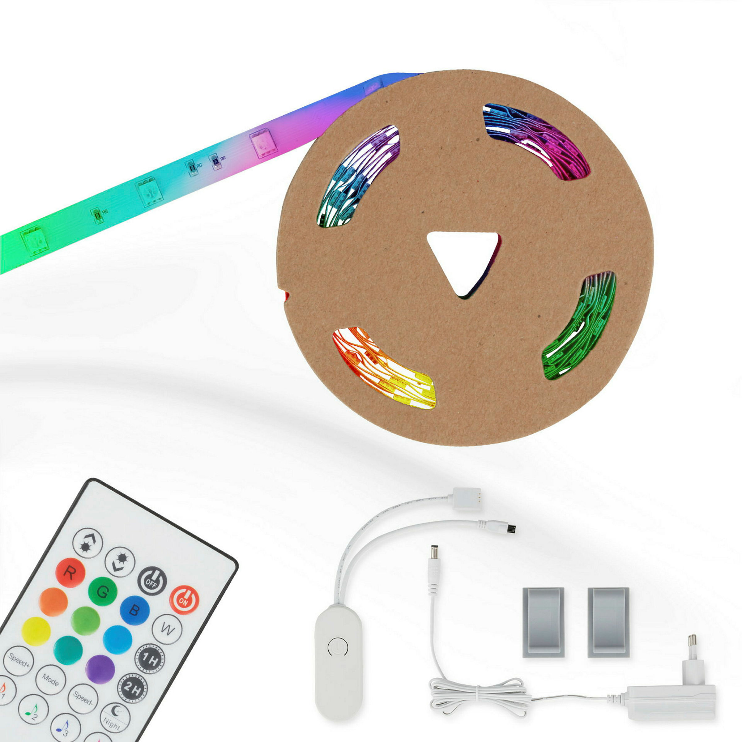 Magic RGB-LED Flexband, 3m, inkl. Musiksensor