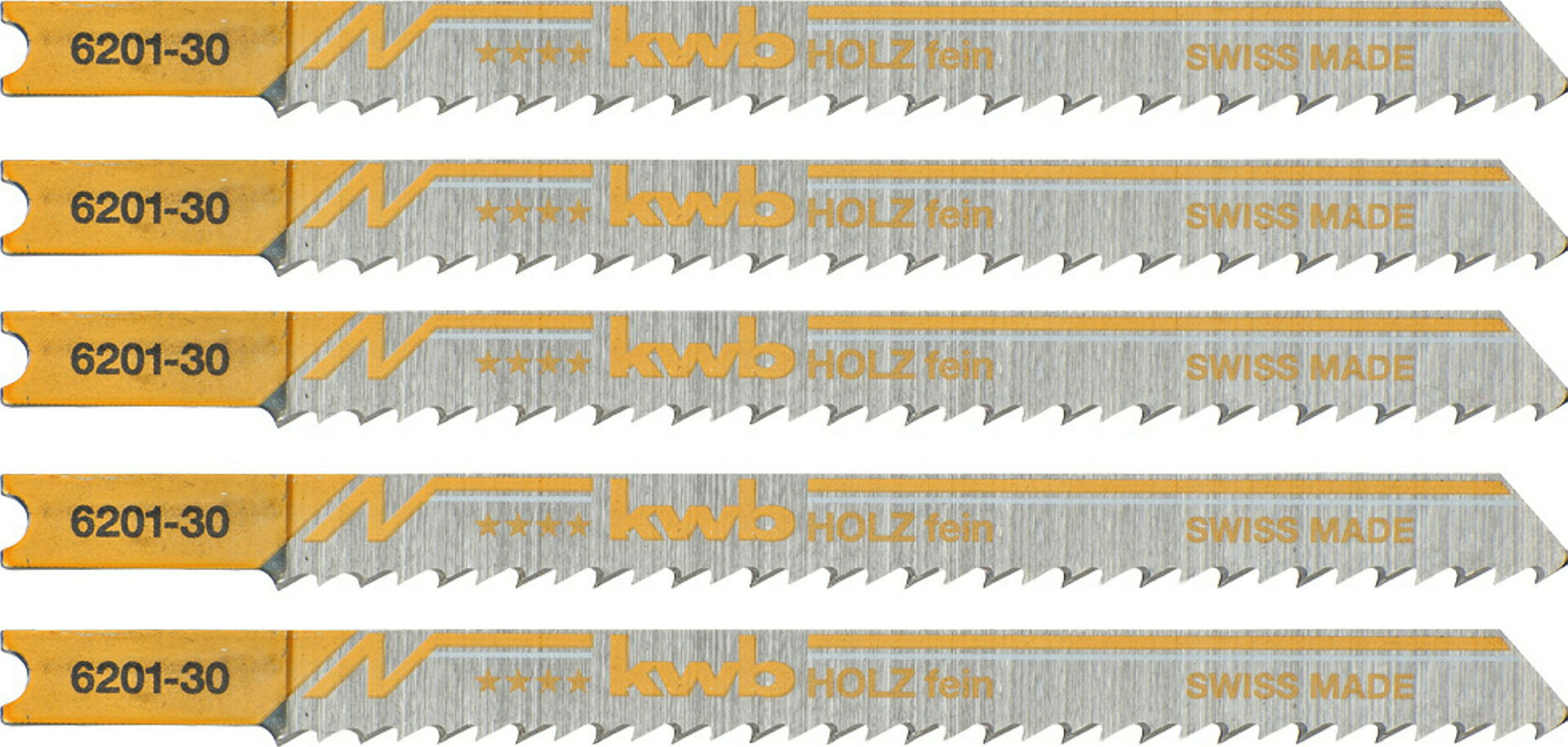 Stichsägeblätter, Holzbearbeitung, HCS, Universalschaft, Profi-Pack, 5xfein