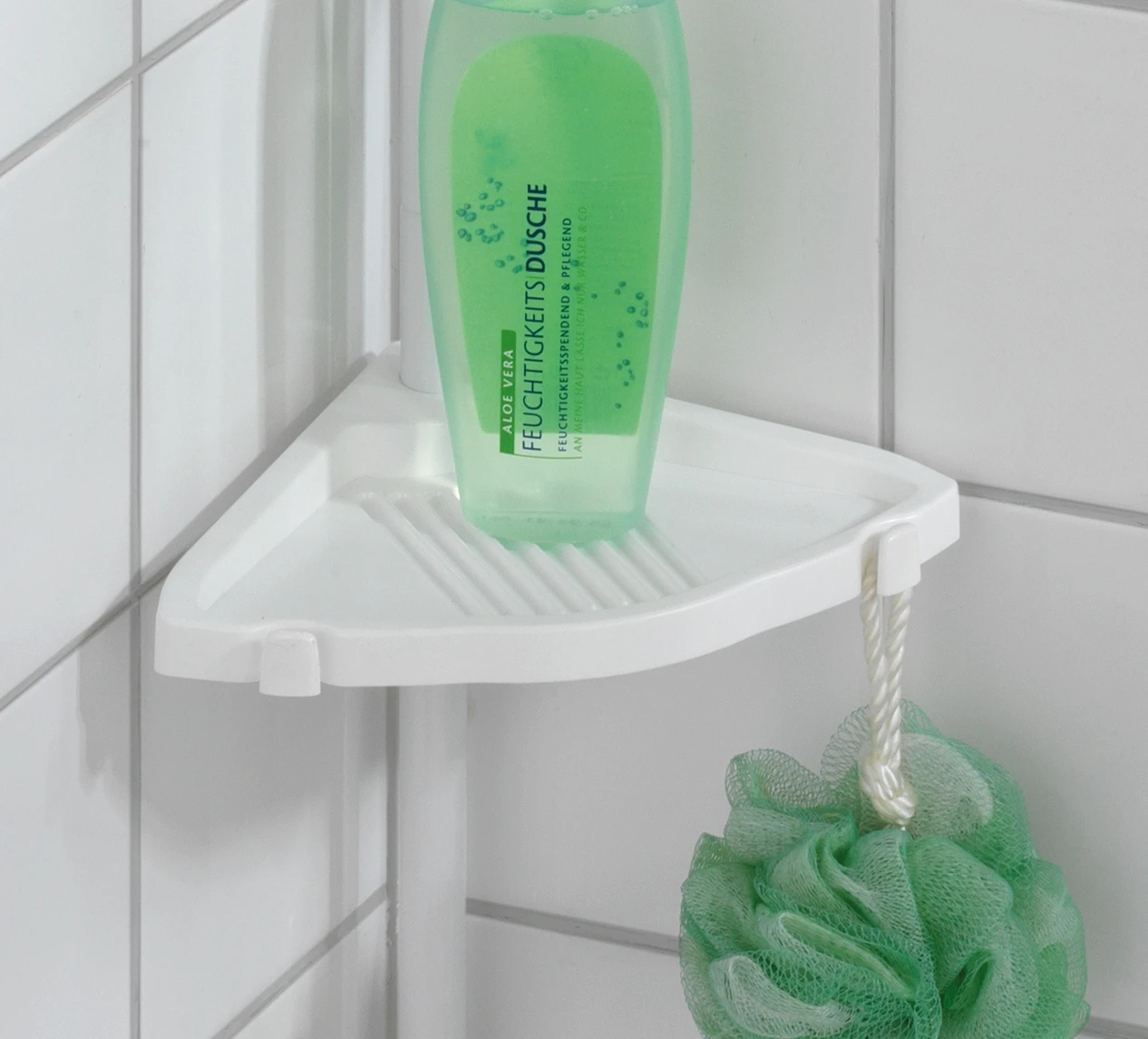 Teleskop Duschecke Easy weiss