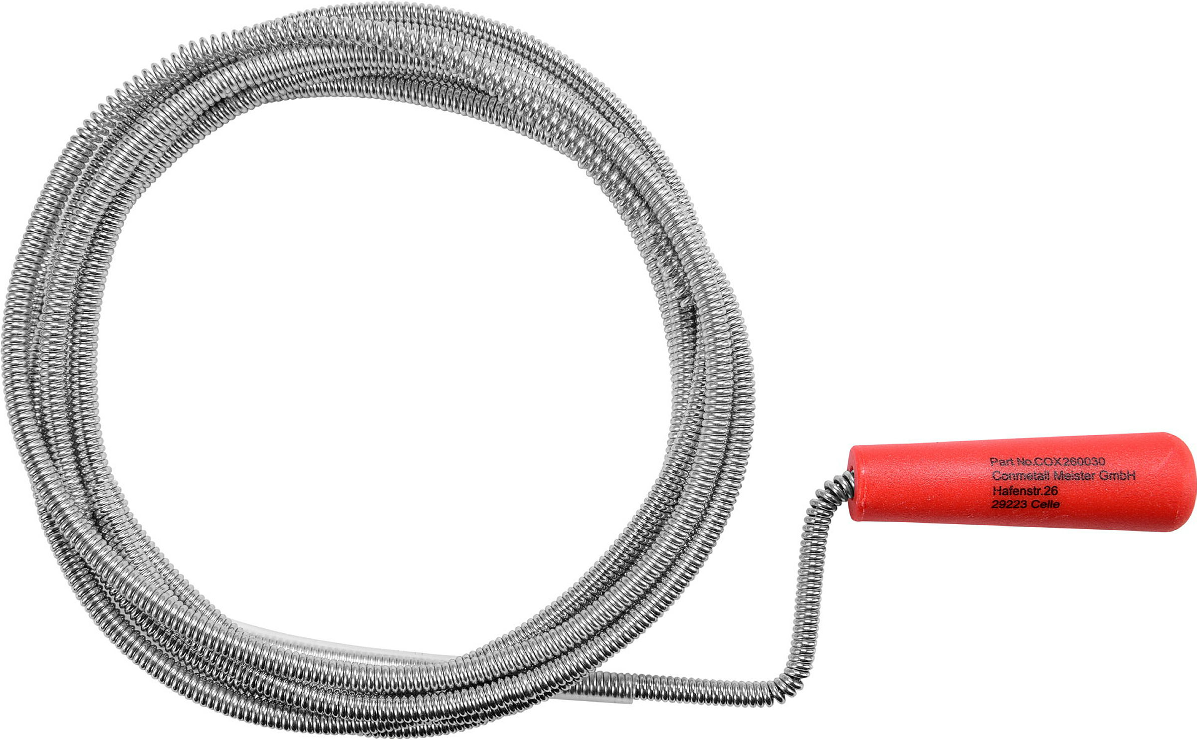 Rohr-Reinigungsspirale 6mm x 3m