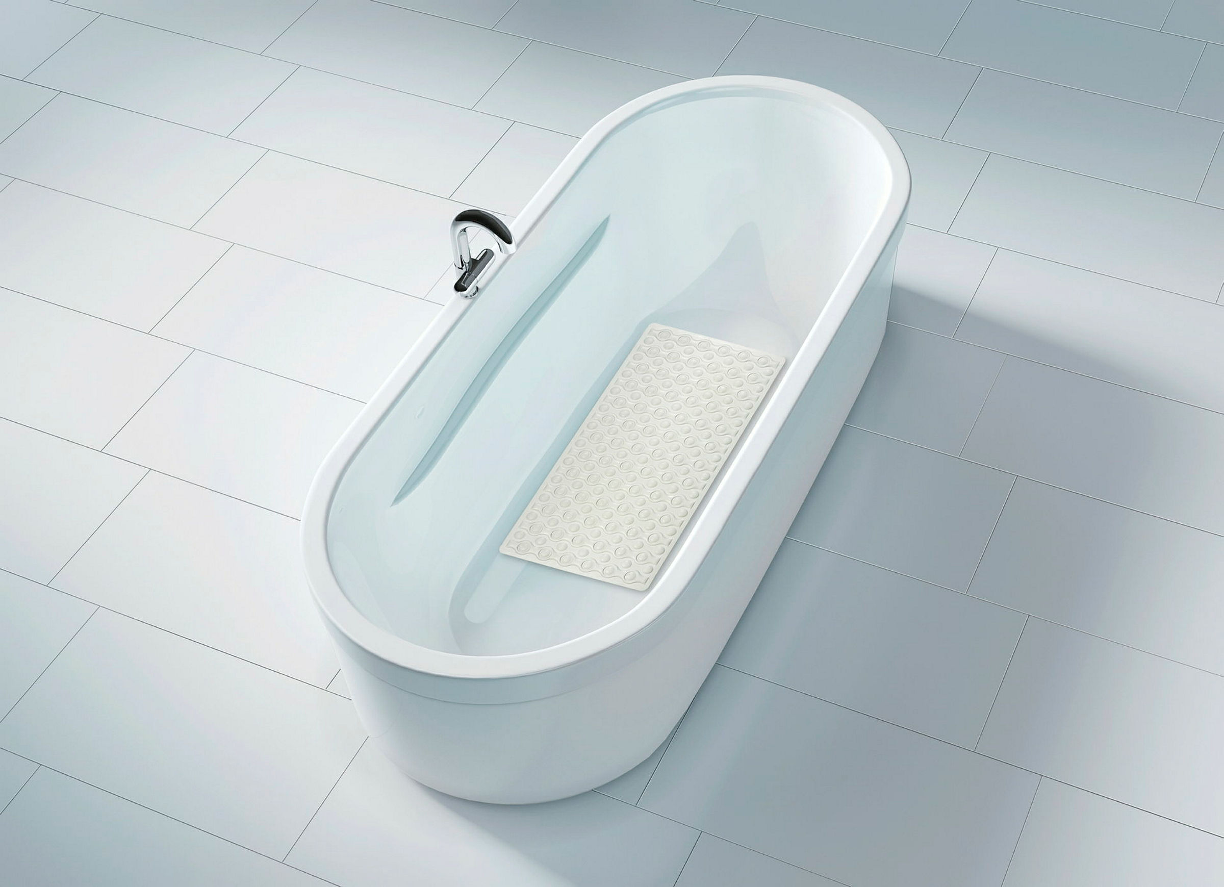 Wanneneinlage Rocha 70x40 cm, weiß