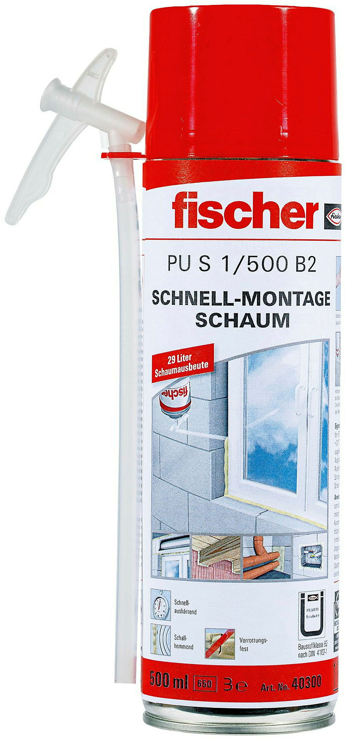 fischer Montageschaum PU S 1 / 500 B2