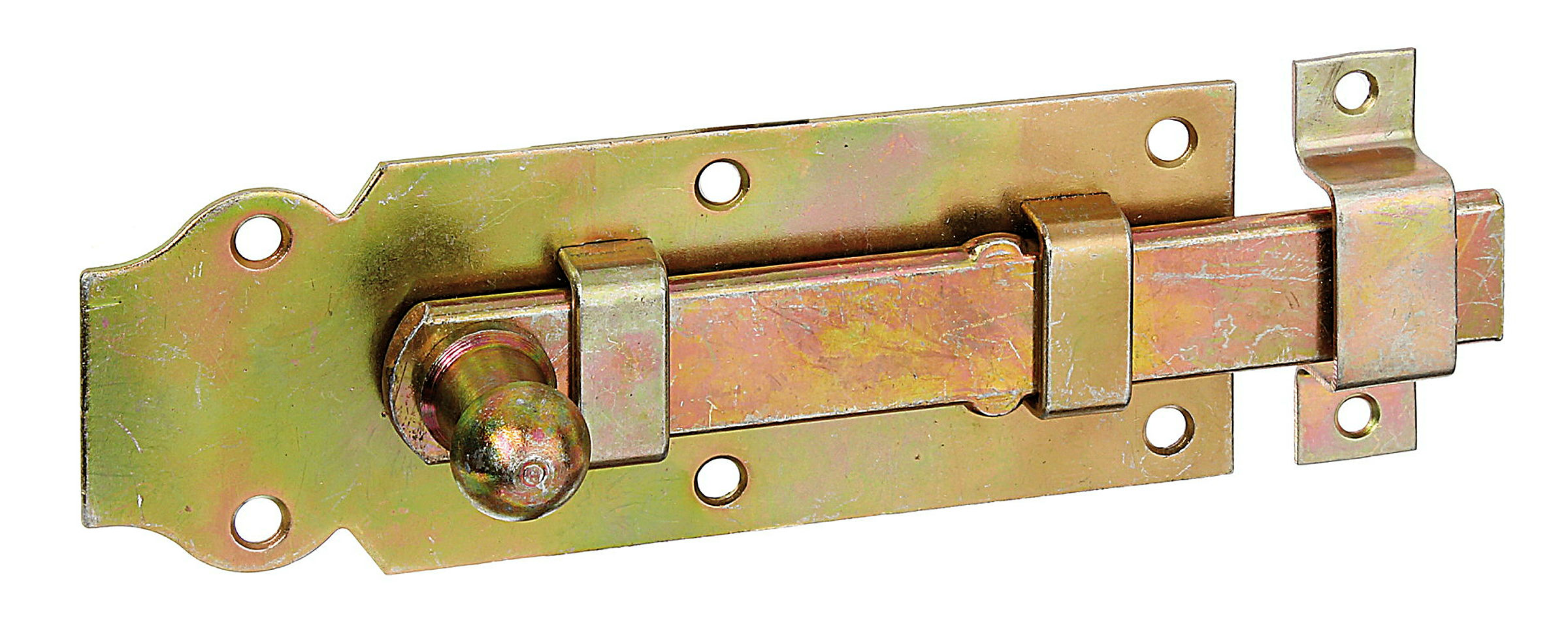 Türriegel mit Knopfgriff 140x52 verzinkt