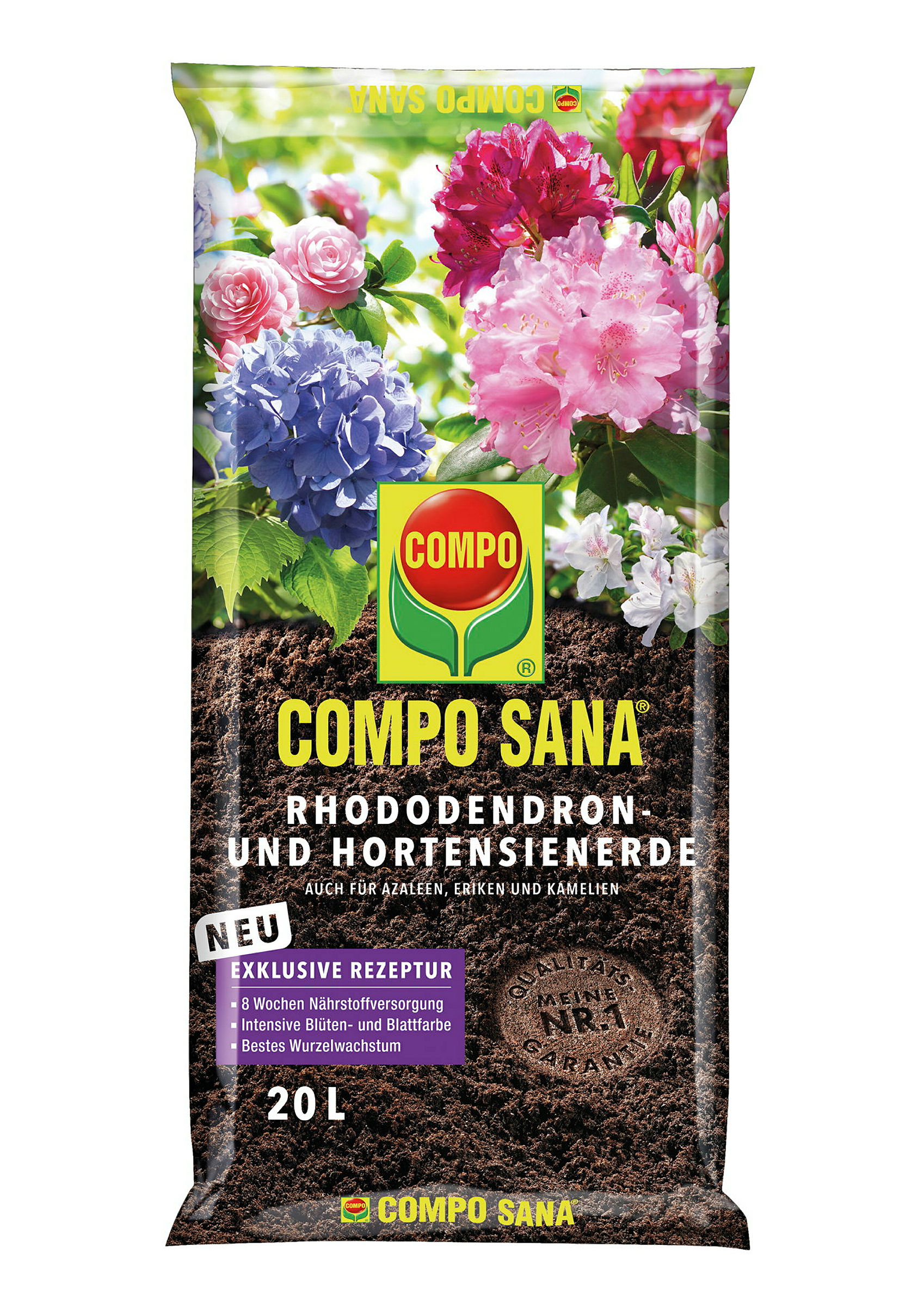 COMPO SANA® Rhododendron- und Hortensienerde 20 L