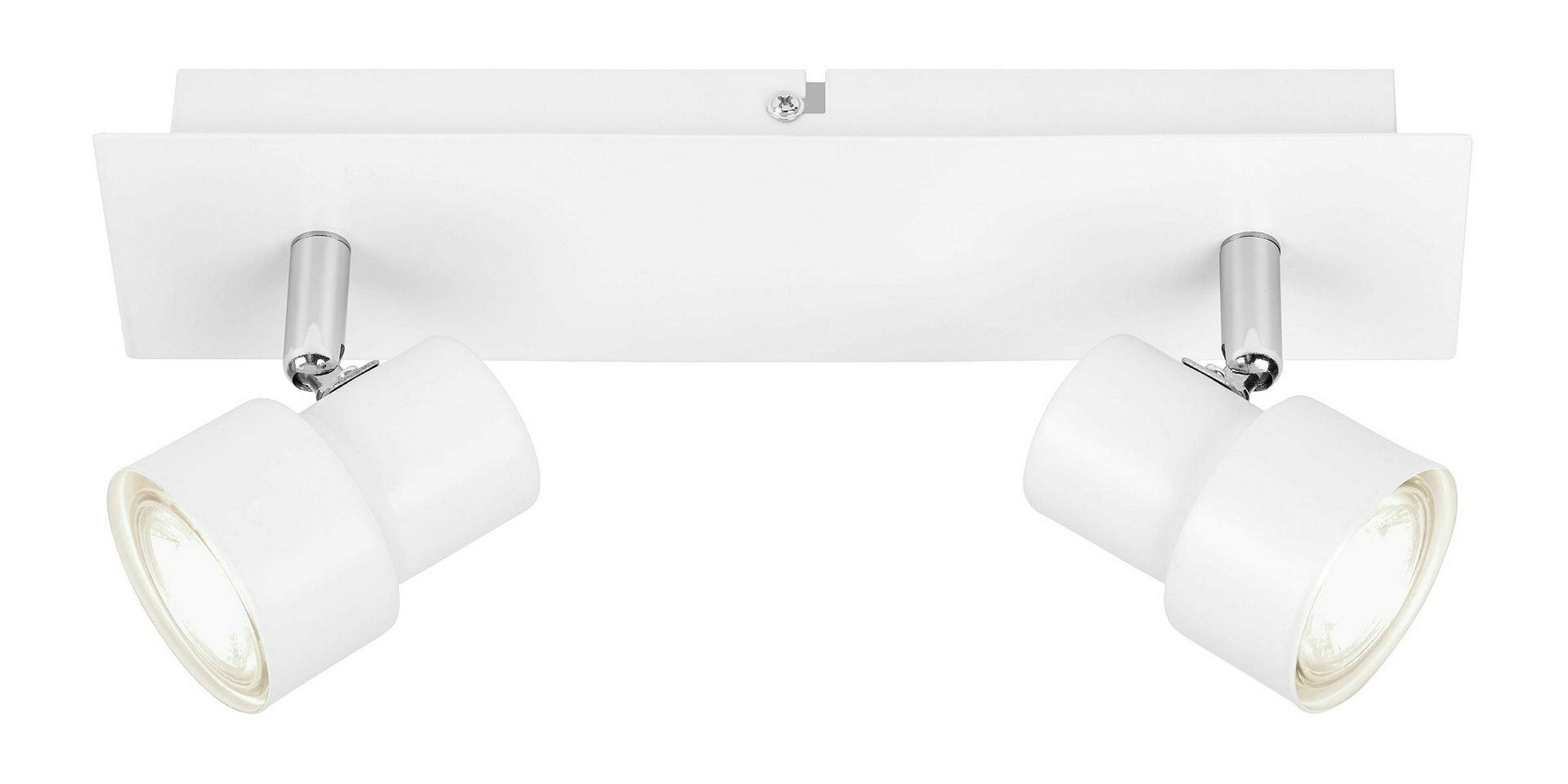 LED Deckenleuchte, weiß, 2xLED/GU10/4,9W