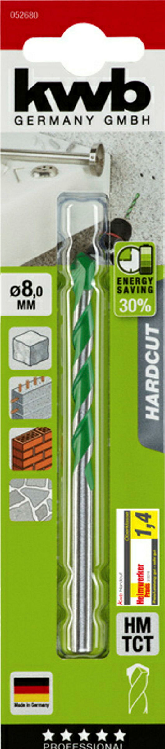 HARDCUT Granitbohrer, ø 8.0 mm