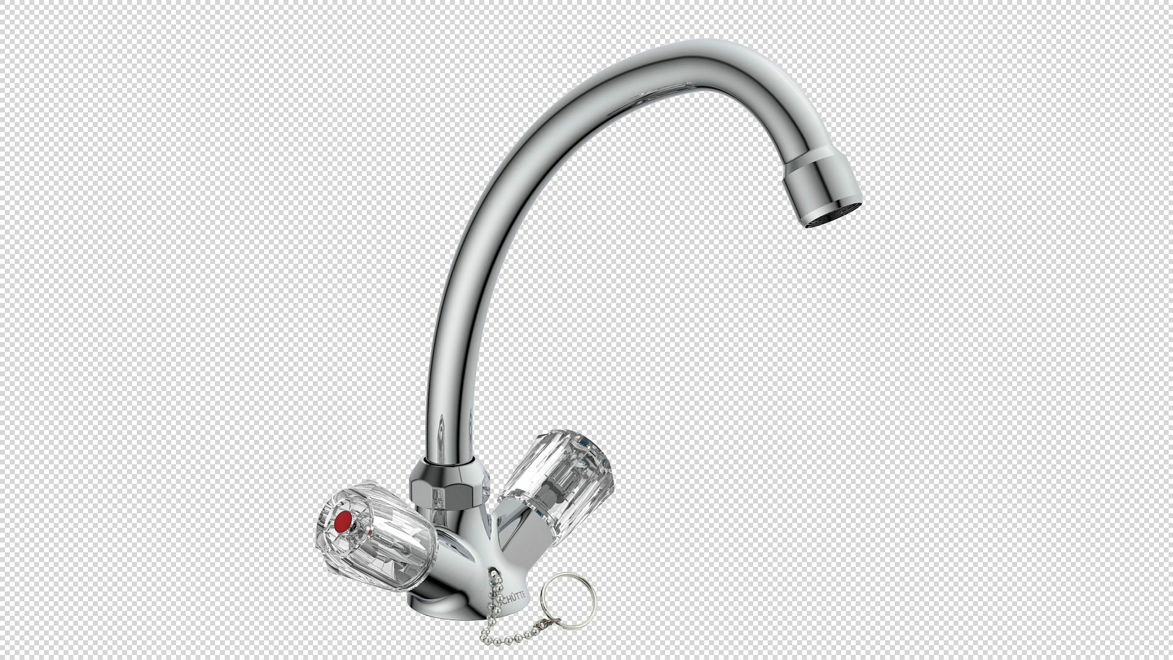 BRILLANT Waschtischarmatur Niederdruck, Chrom