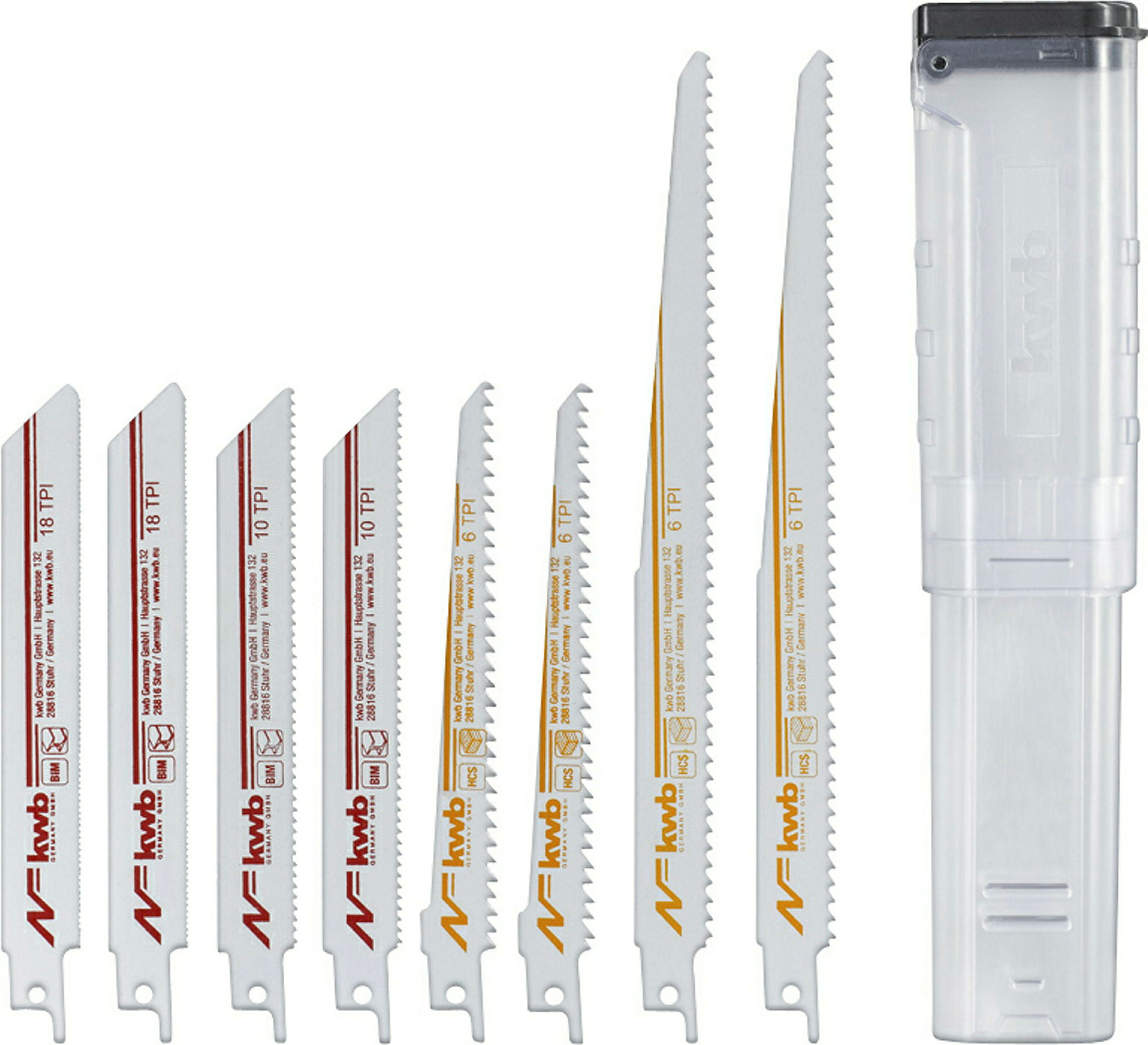 Säbelsägeblätter-Set, 9-tlg.