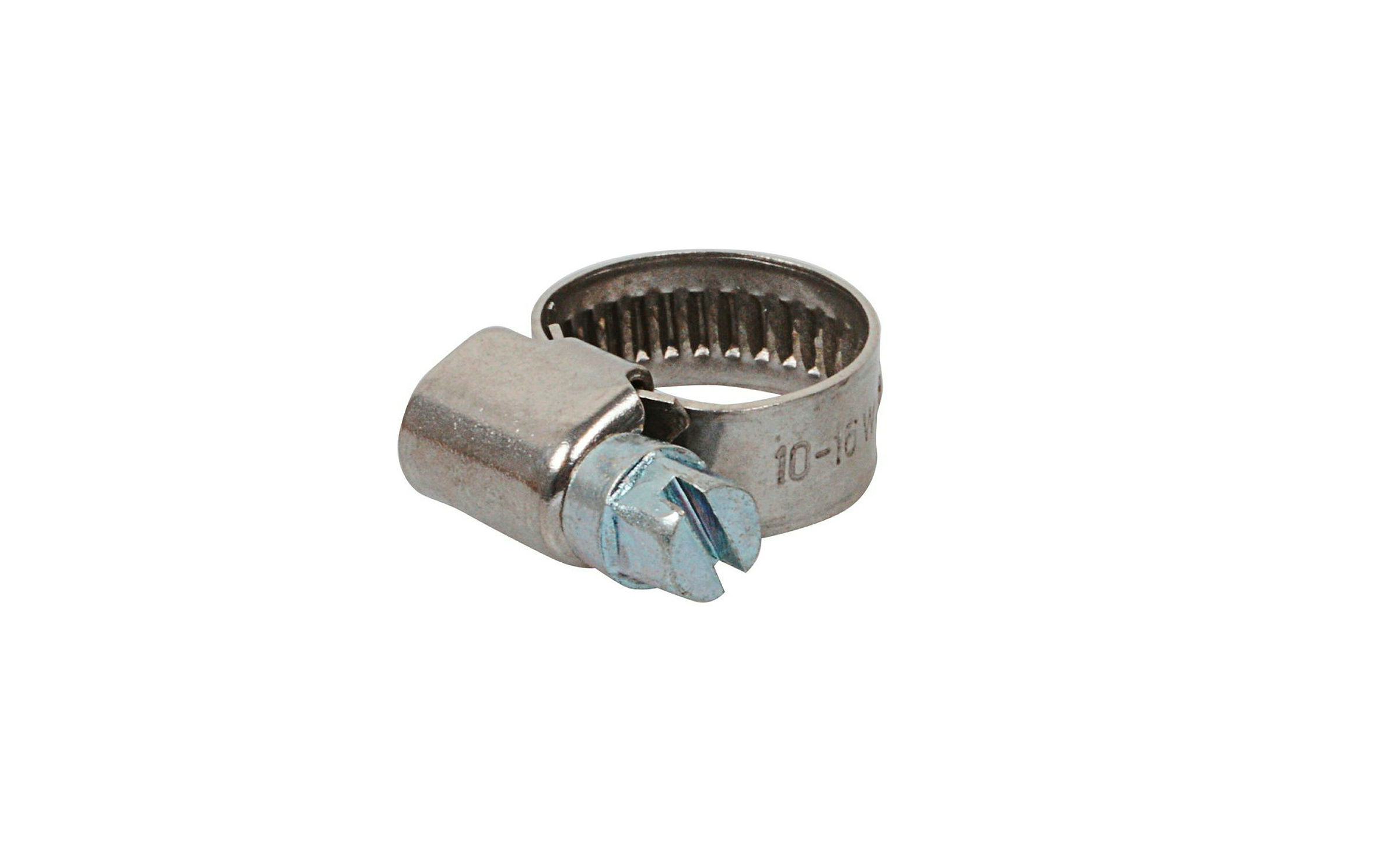 Schlauchklemme 9 mm Bandbreite, Edelstahl, 10 - 16 mm, für 3/8'' (2x)