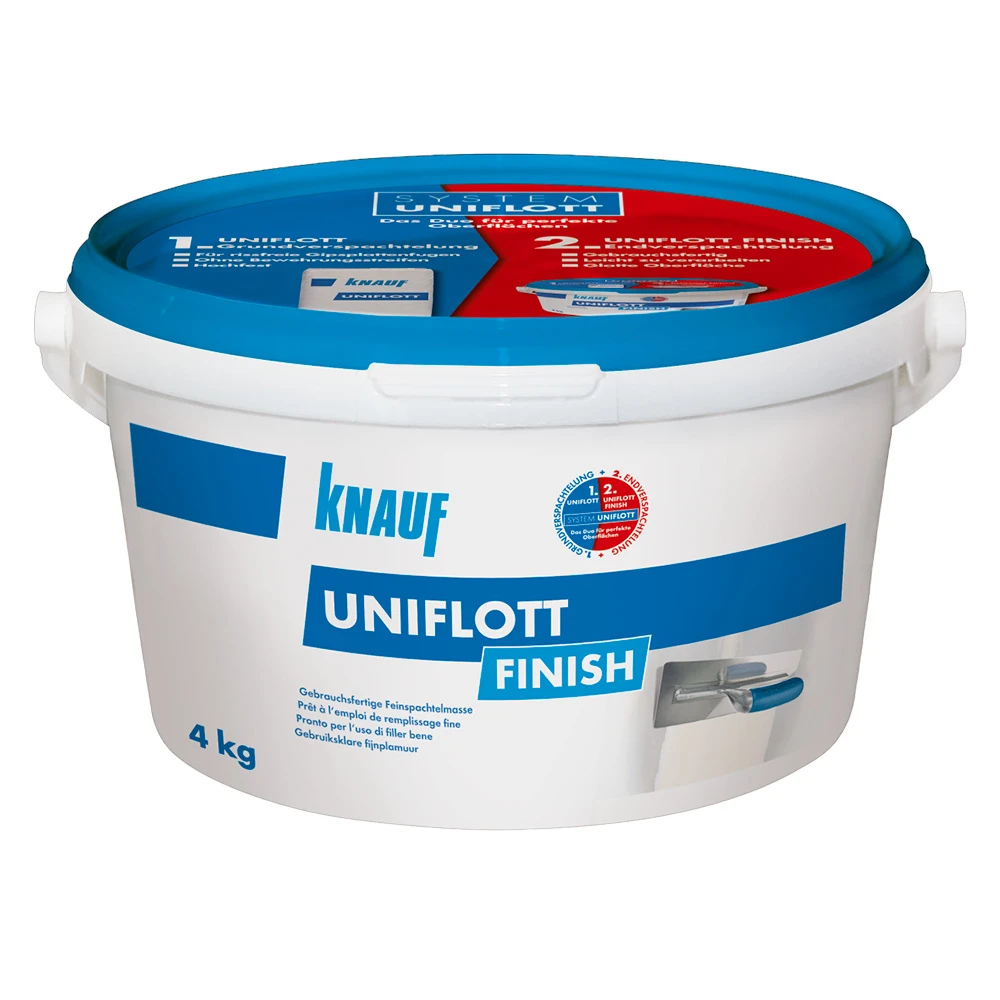 Das perfekte Oberflächenfinish für Gipsplattenfugen