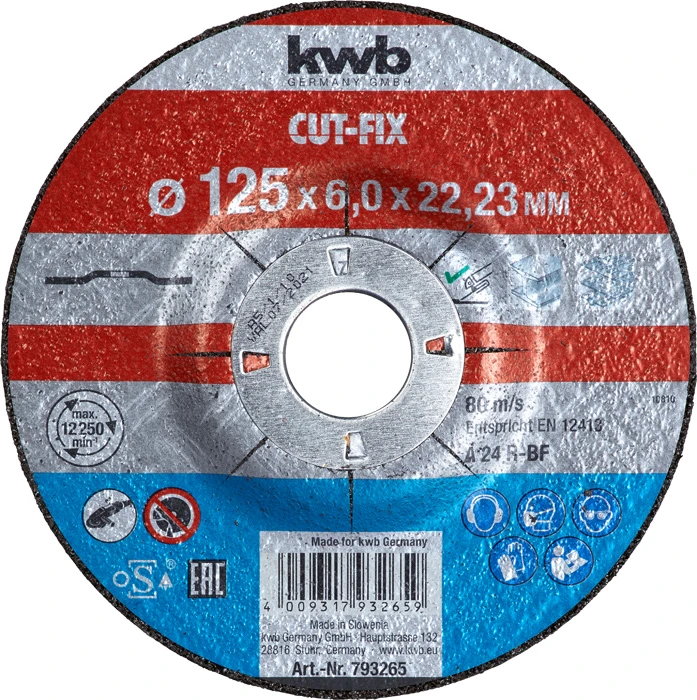CUT-FIX® Schruppscheiben, Metallbearbeitung, ø 125 mm