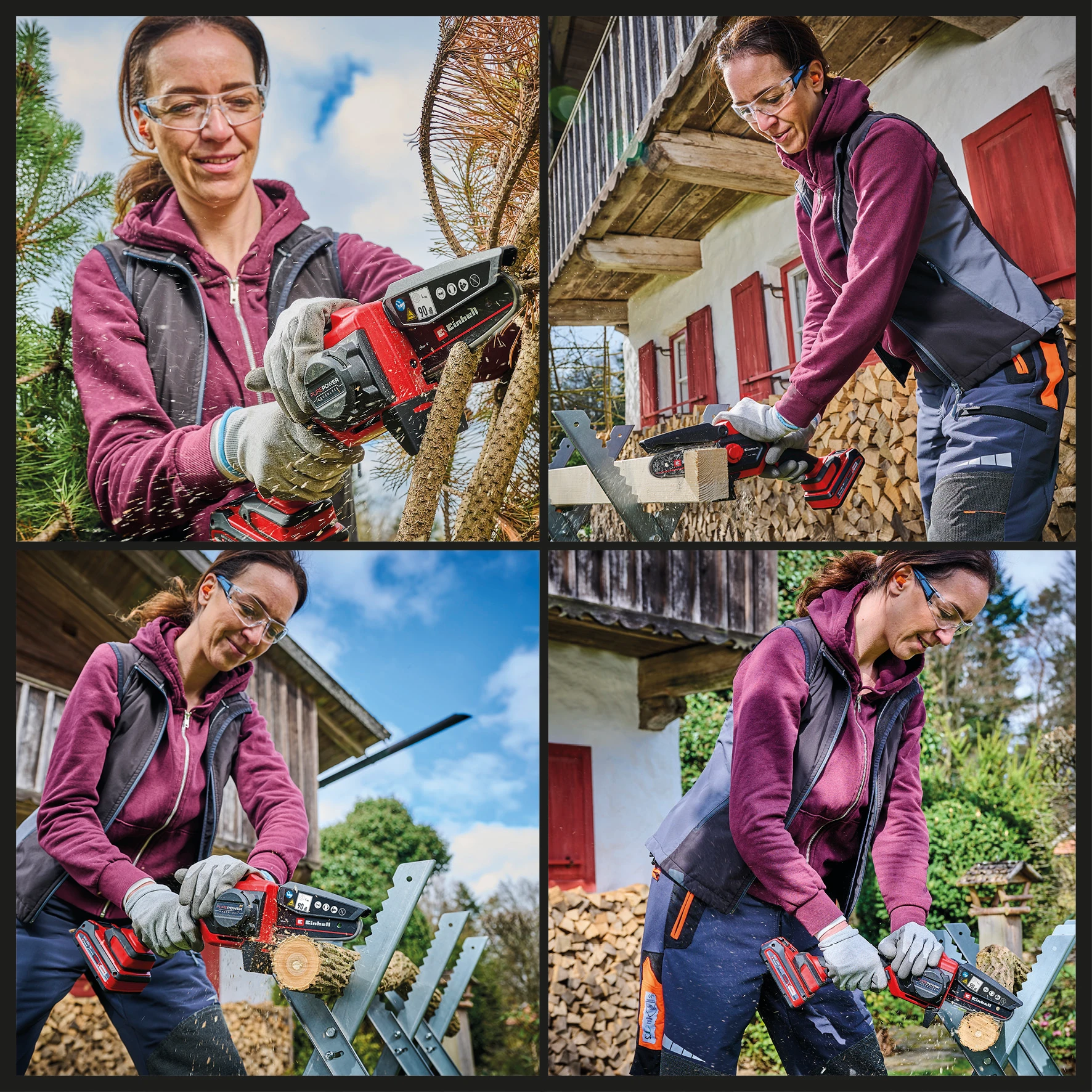 Einhell Expert GE-PS 18/15 Li BL-Solo Akku-Astkettensäge