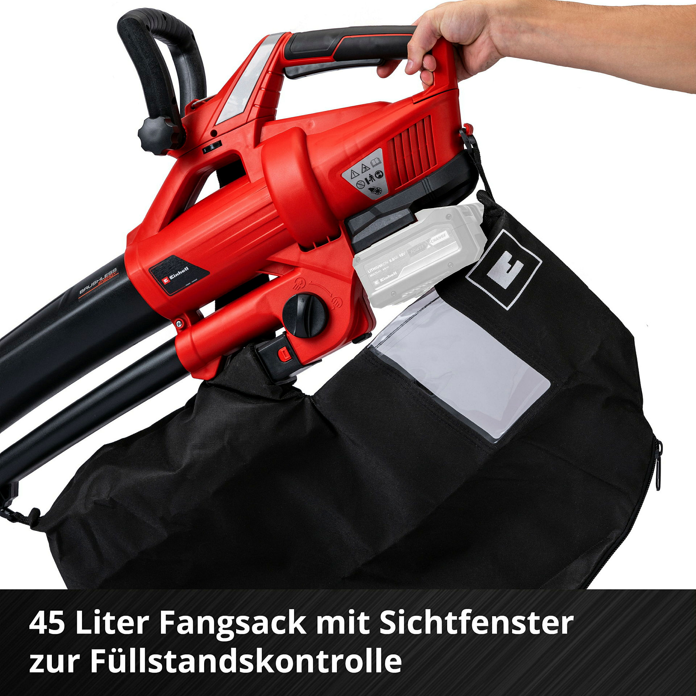 Einhell Expert GE-CL 36 Li E-Solo Akku-Laubsauger