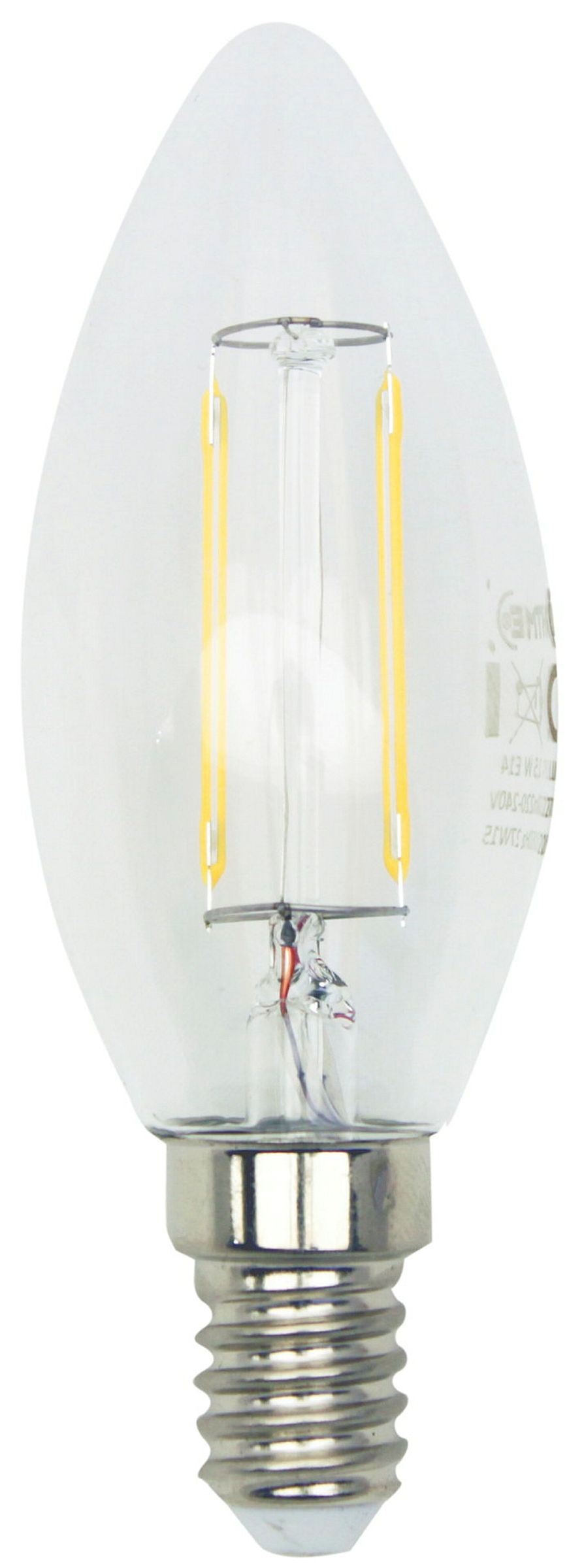 LED Filament Candle C35 2,5W-250lm-E14/827
