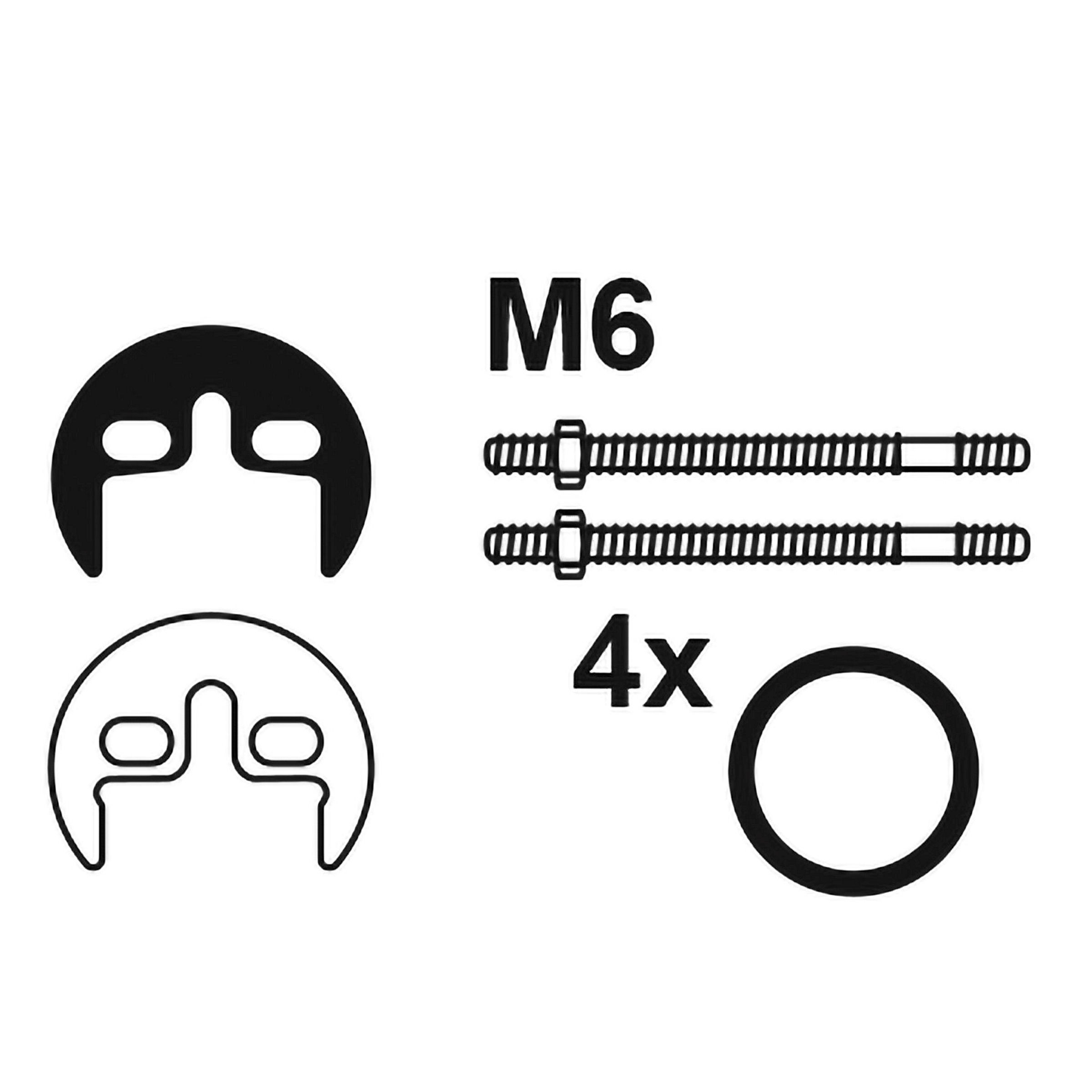 Befestigungssatz, M6, für Armaturen