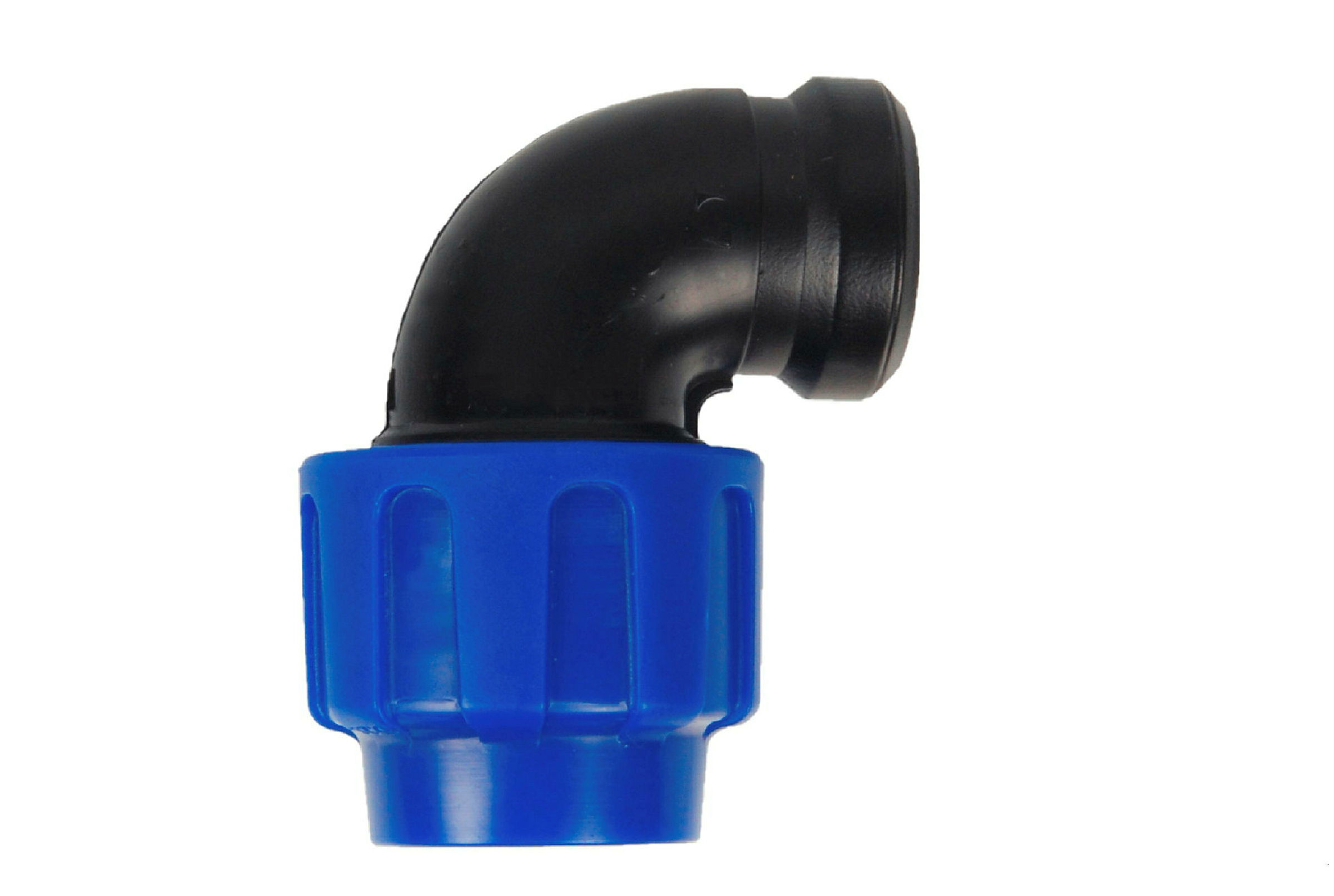 PP Winkel 90°, 32 mm x 3/4''IG, Klemmfitting für HDPE