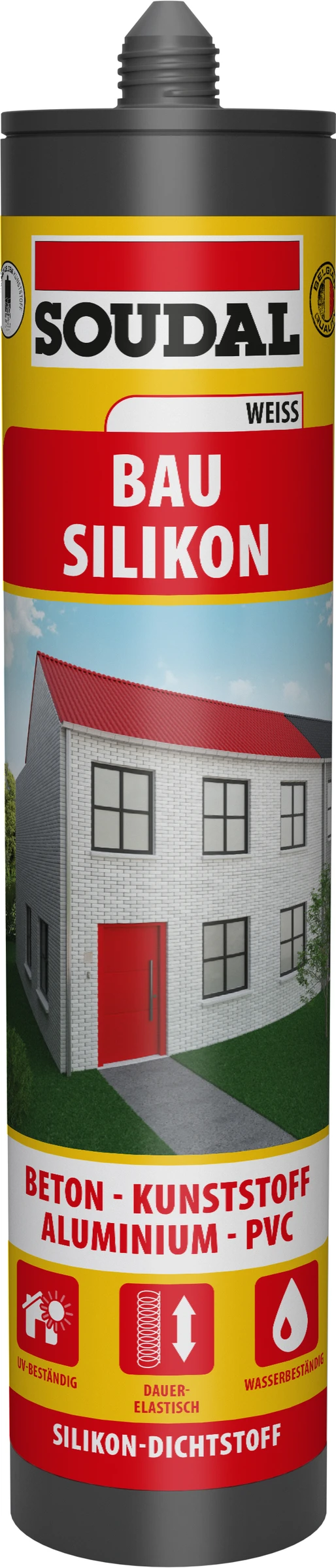 Soudal Bau-Silikon - Der flexible Dichtstoff für Bau und Konstruktion