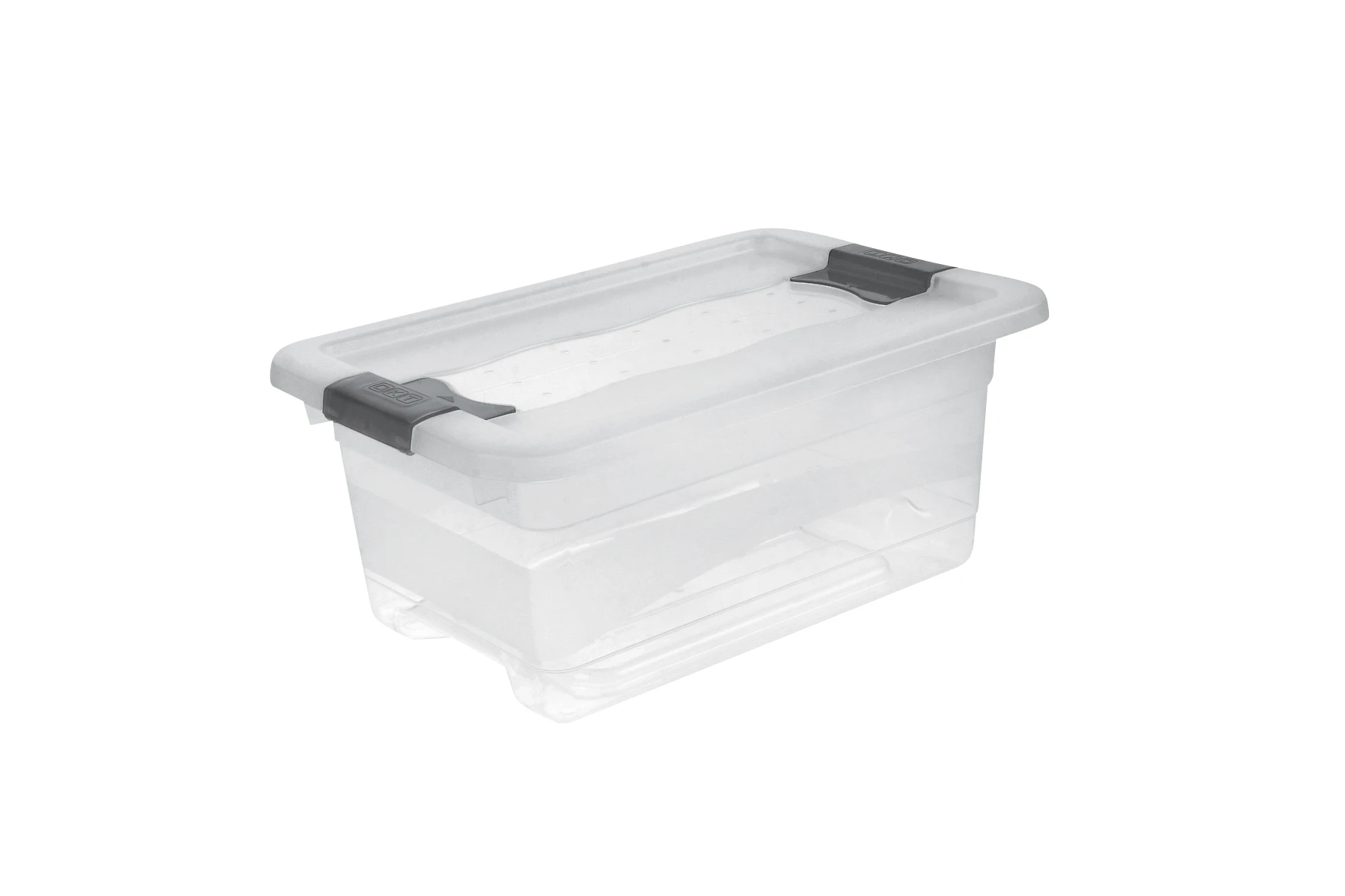 keeeper Aufbewahrungsbox, 29,5 x 19,5 x 12,5 cm, 4 l, Cornelia, Transparent