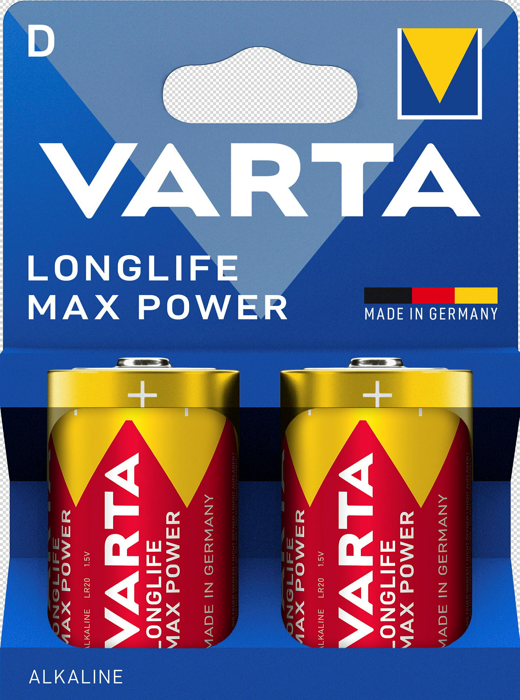 VARTA Longlife Max Power D Blister 2
