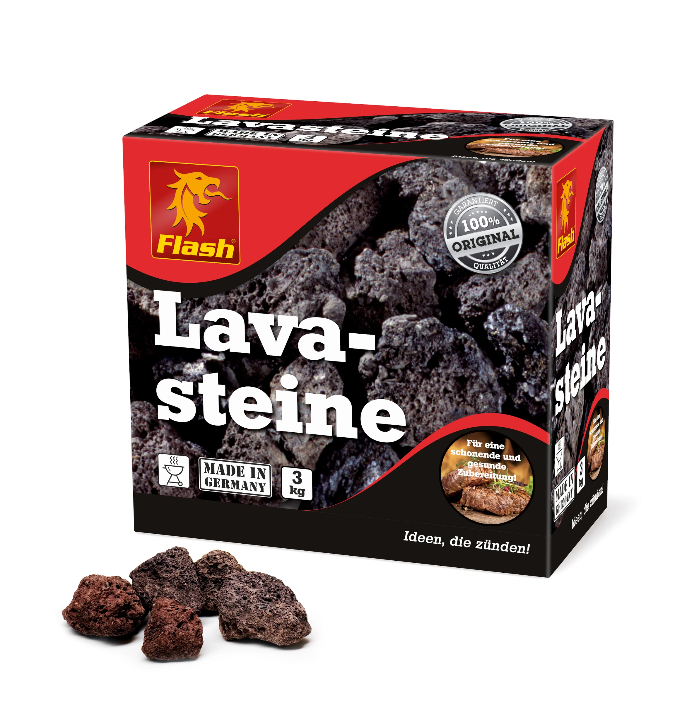 FLASH Lavasteine 3 kg