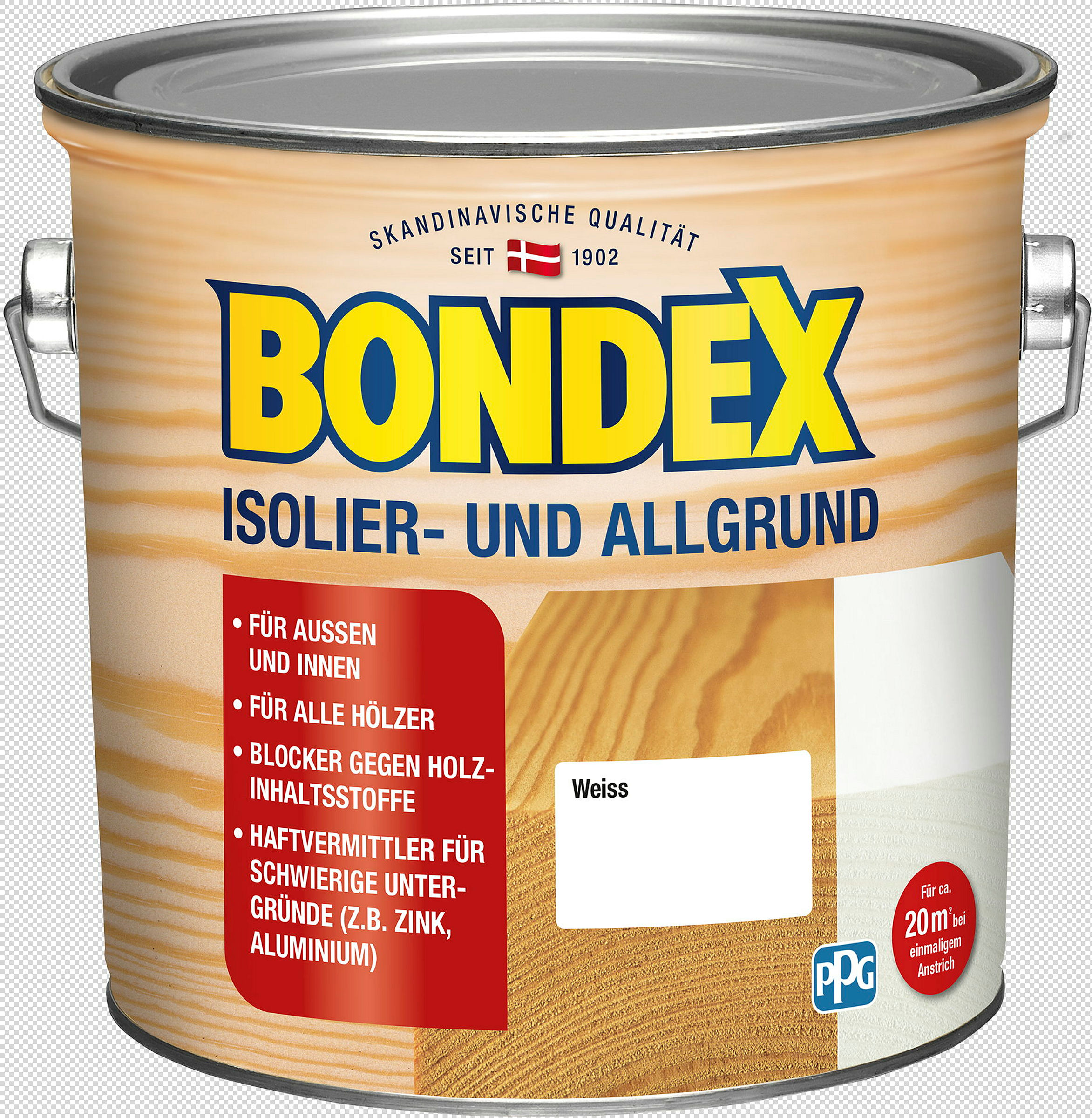 BONDEX Isolier- & Allgrund Weiss 2,50l