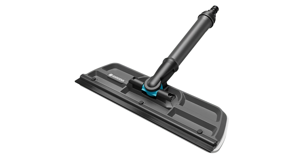 GARDENA Cleansystem Fensterwischer, Fensterreiniger mit Mikrovlies und Abzi