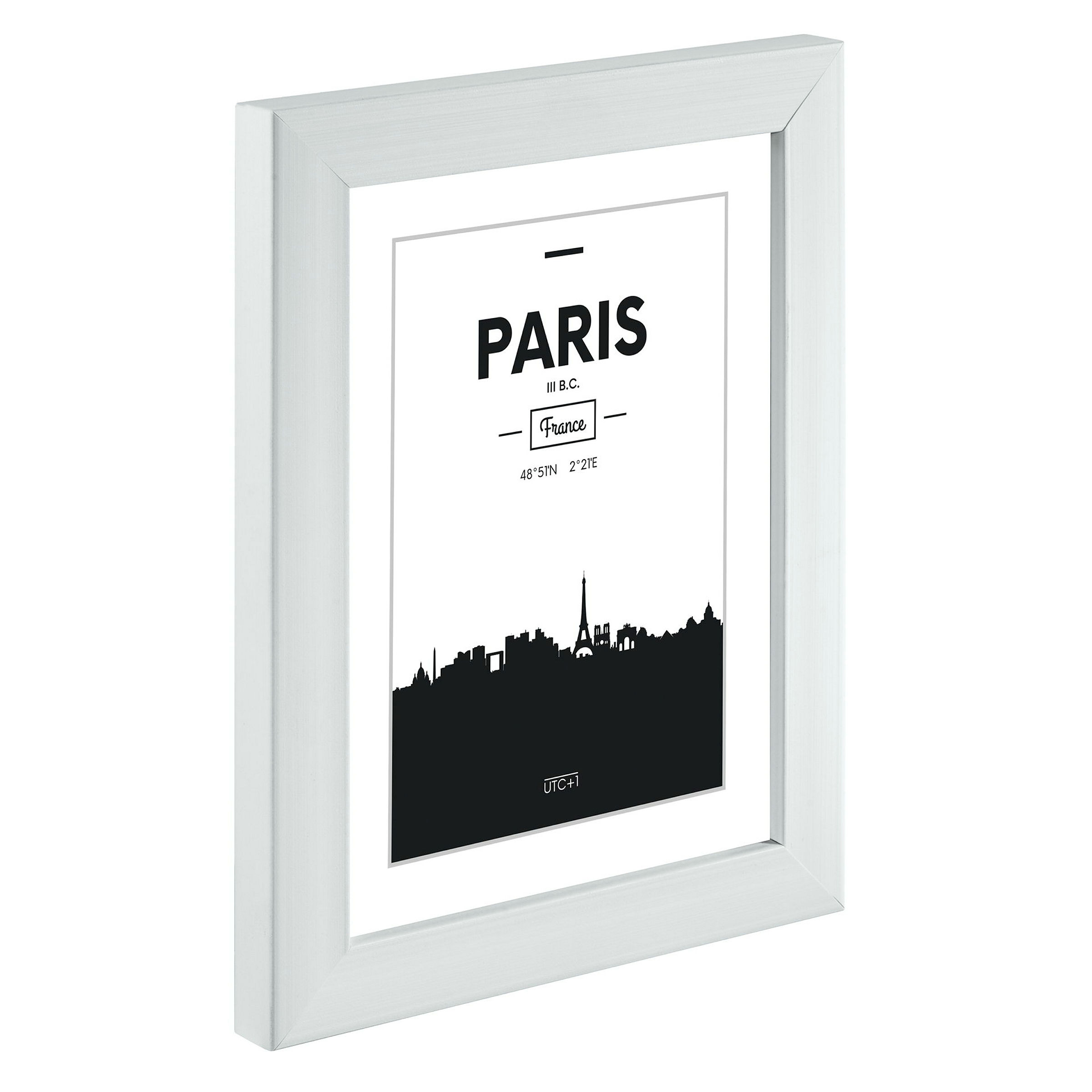 Hama Kunststoffrahmen ''Paris'', Weiß, 10 x 15 cm
