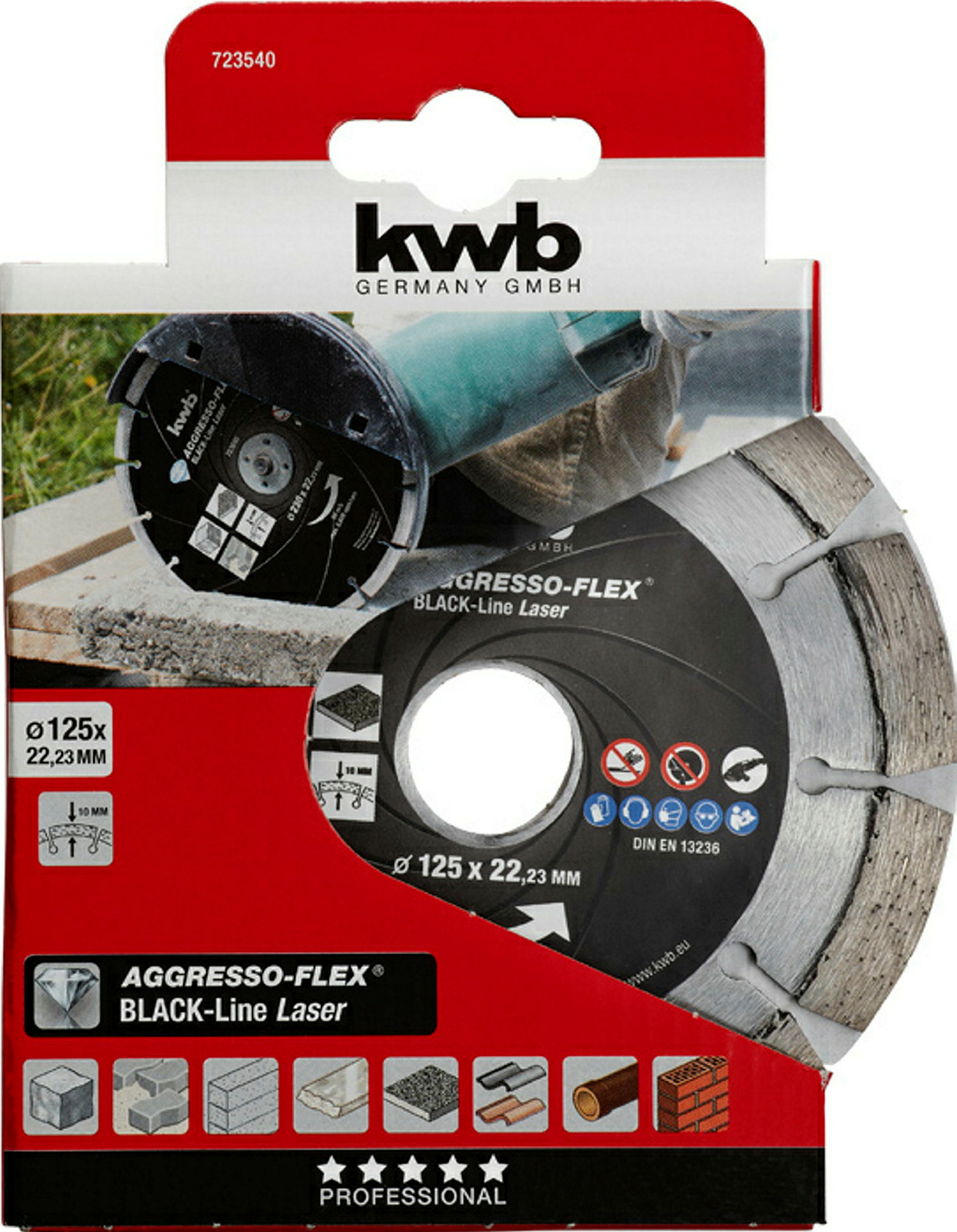 AGGRESSO-FLEX® Black-Line DIAMANT Trennscheiben, ø 125 mm