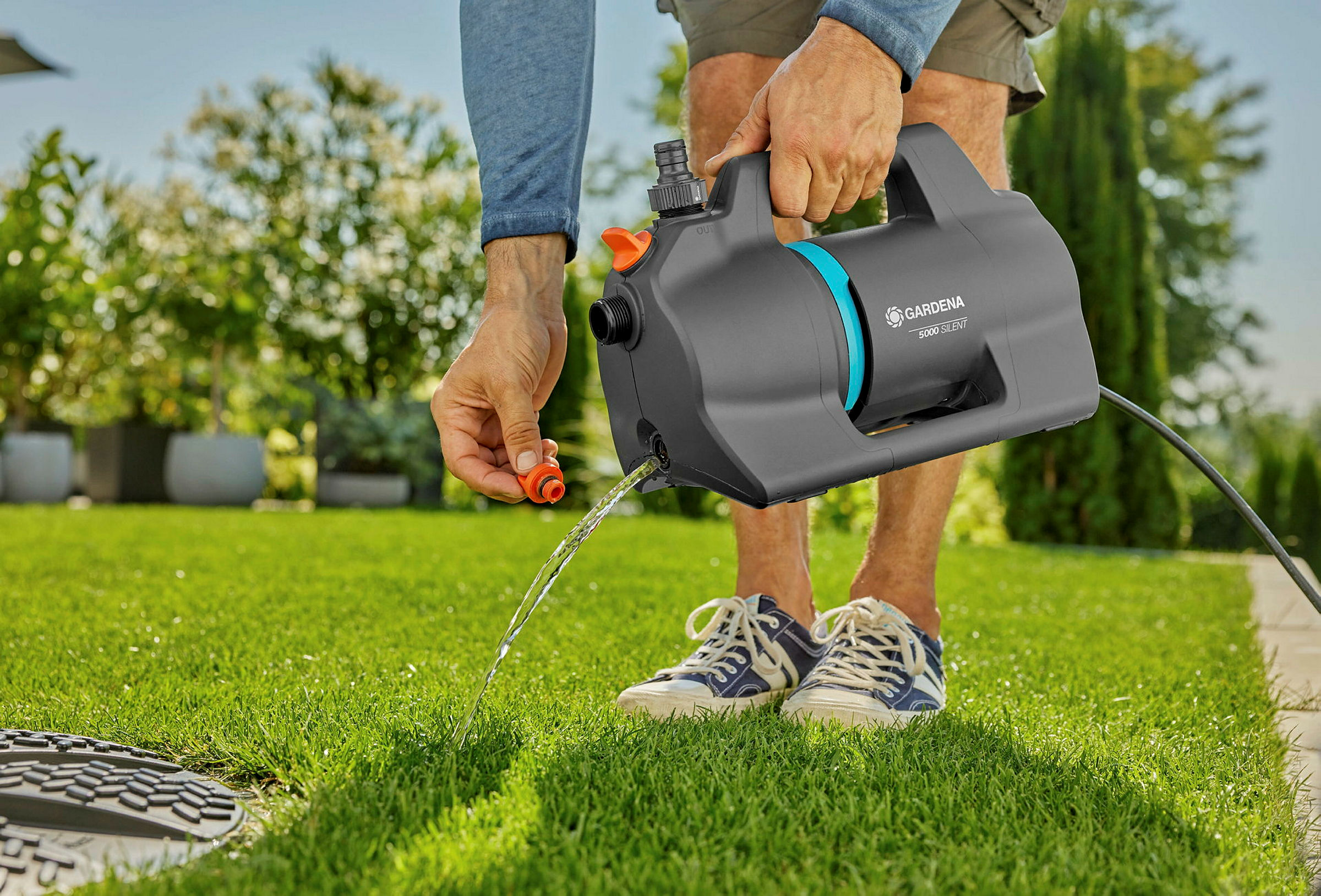 GARDENA Gartenpumpe 5000 Silent