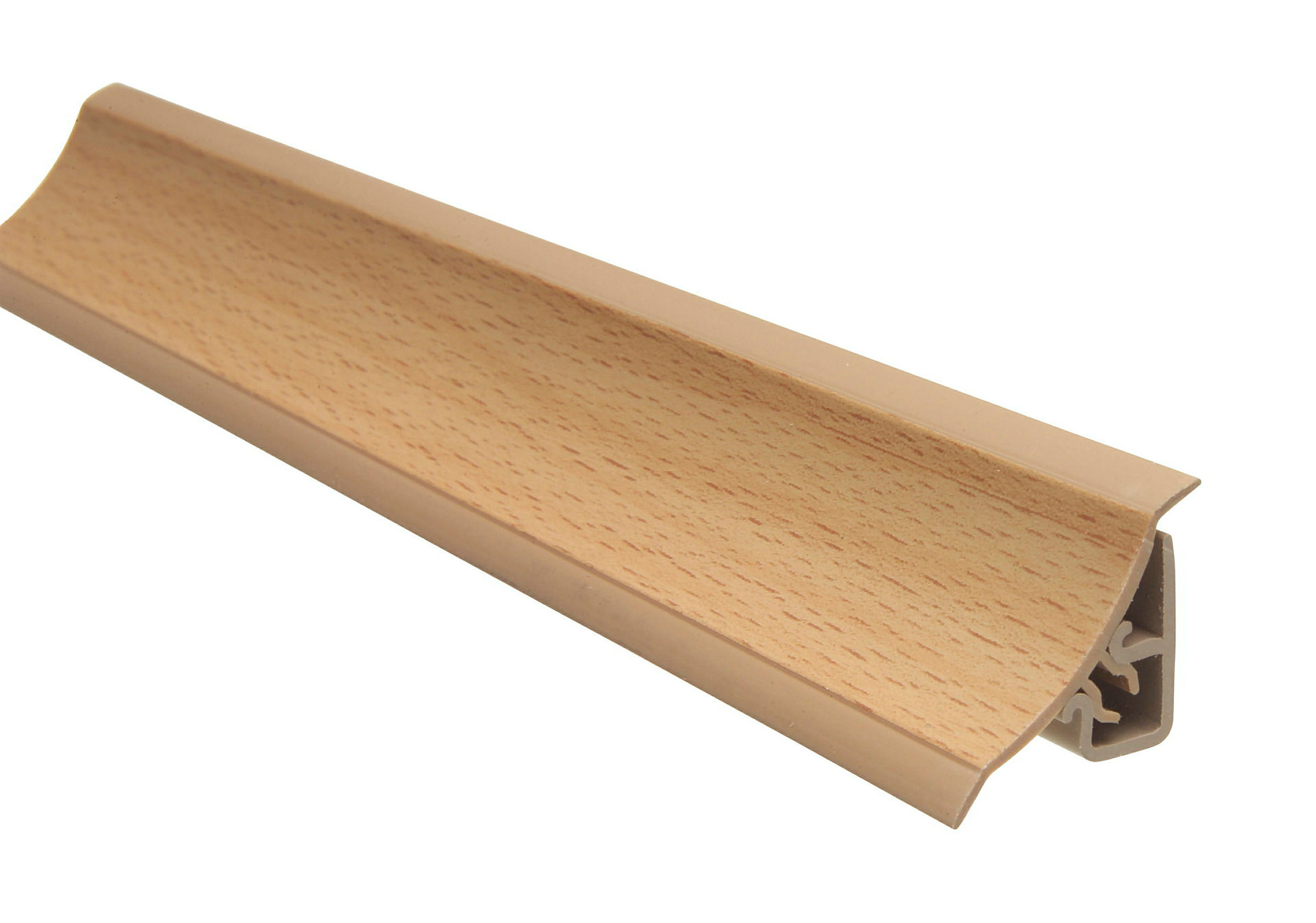 Wandanschlusspr. Buche inkl. Bef. 23x25 mm, Zub.in Goldbraun (eiche hell)