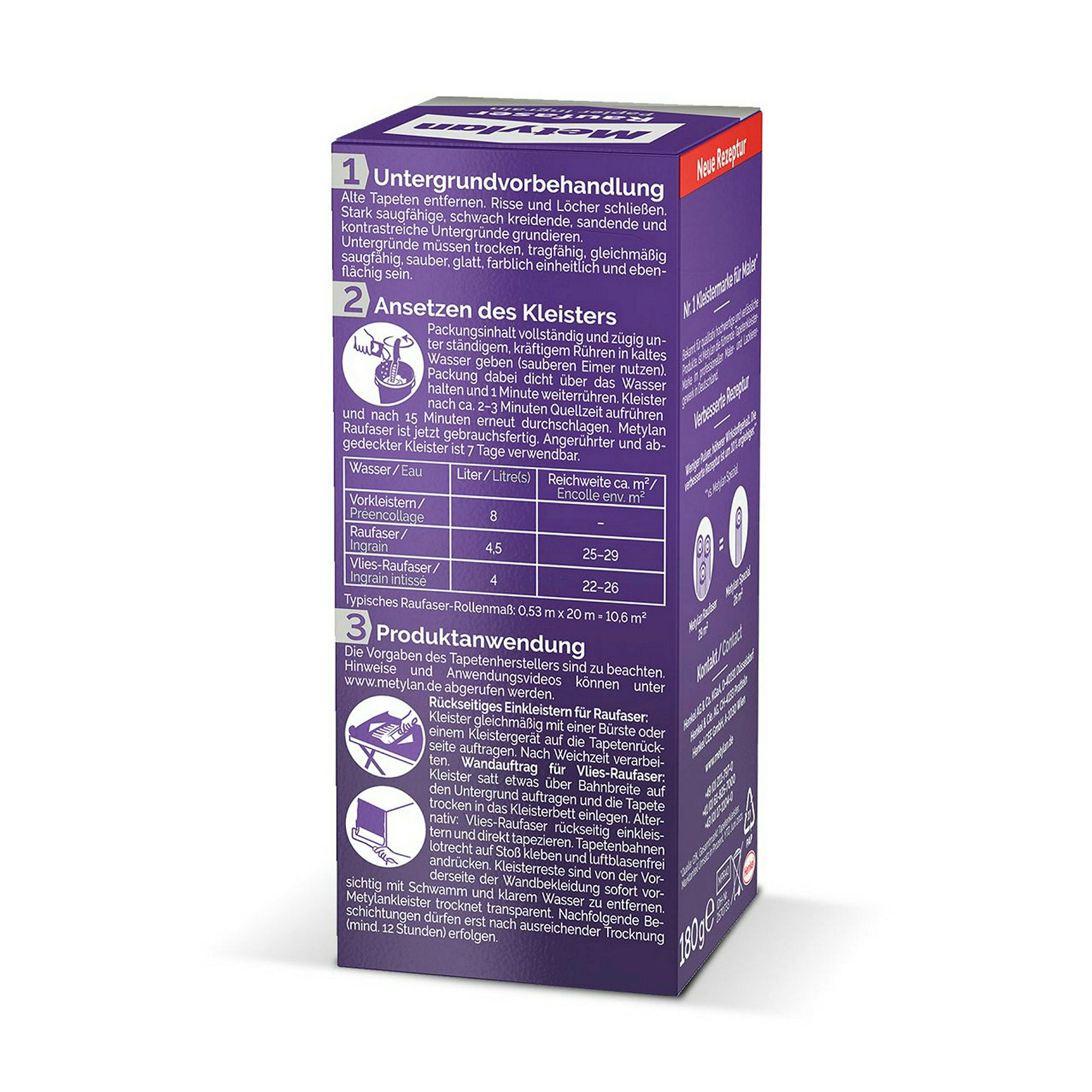 Metylan Raufaser 180g