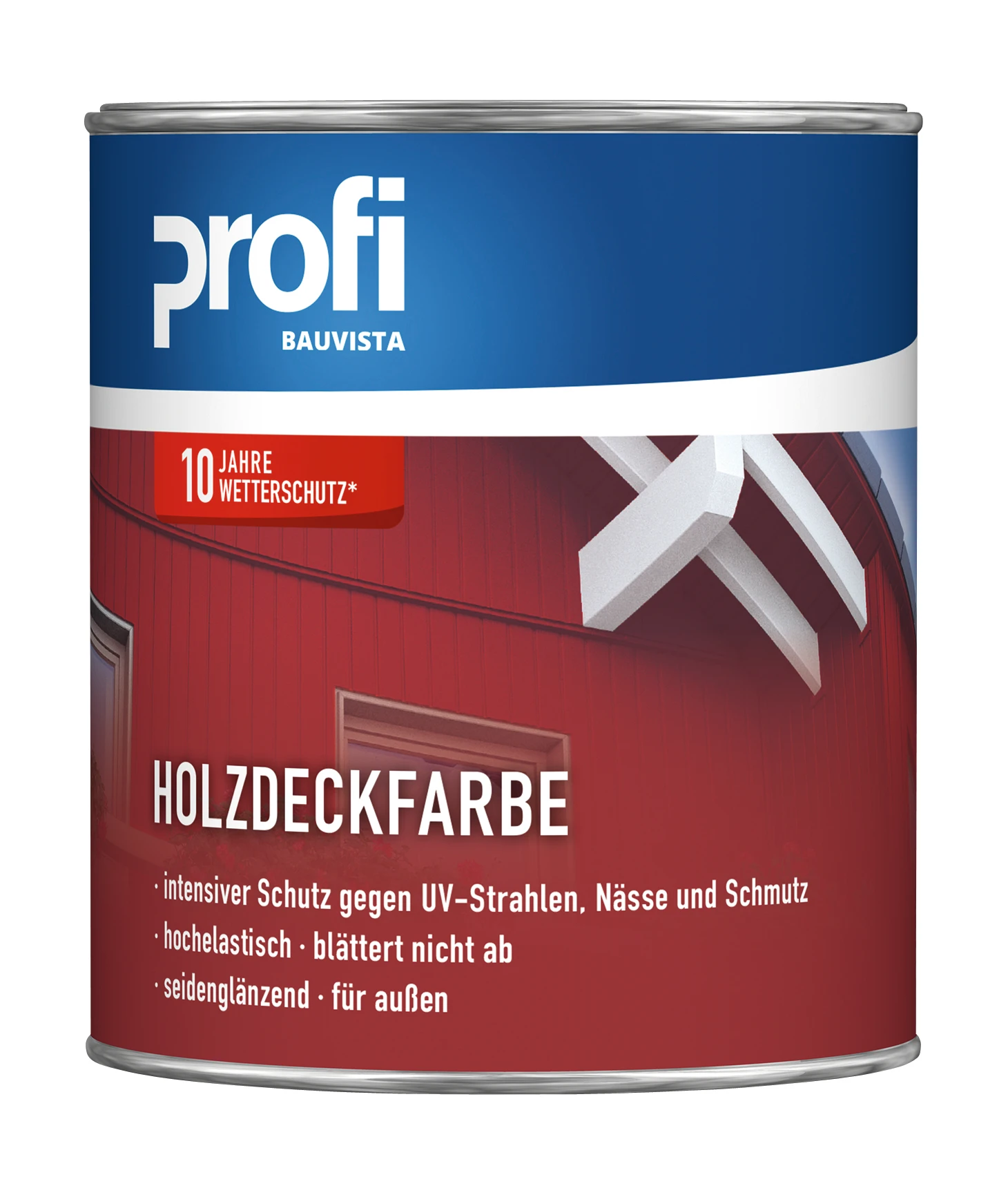 PROFI Holzdeckfarbe Weiß 750 ml