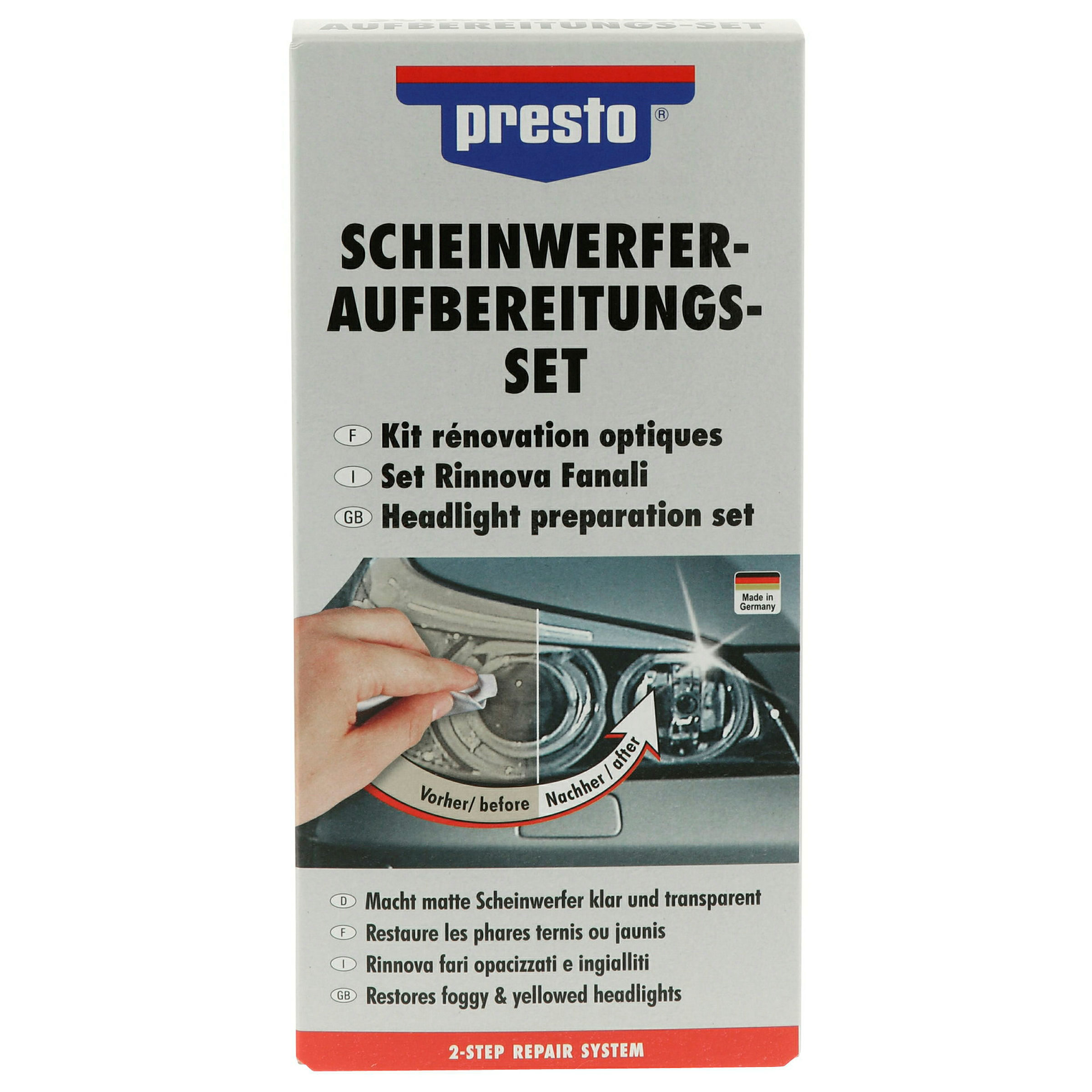 presto Scheinwerfer Aufbereit.