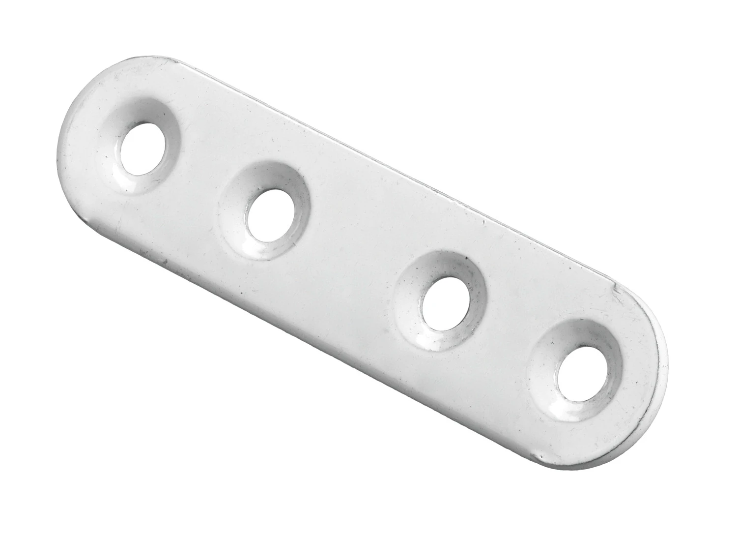 Verbindungsblech weiss 60x15mm
