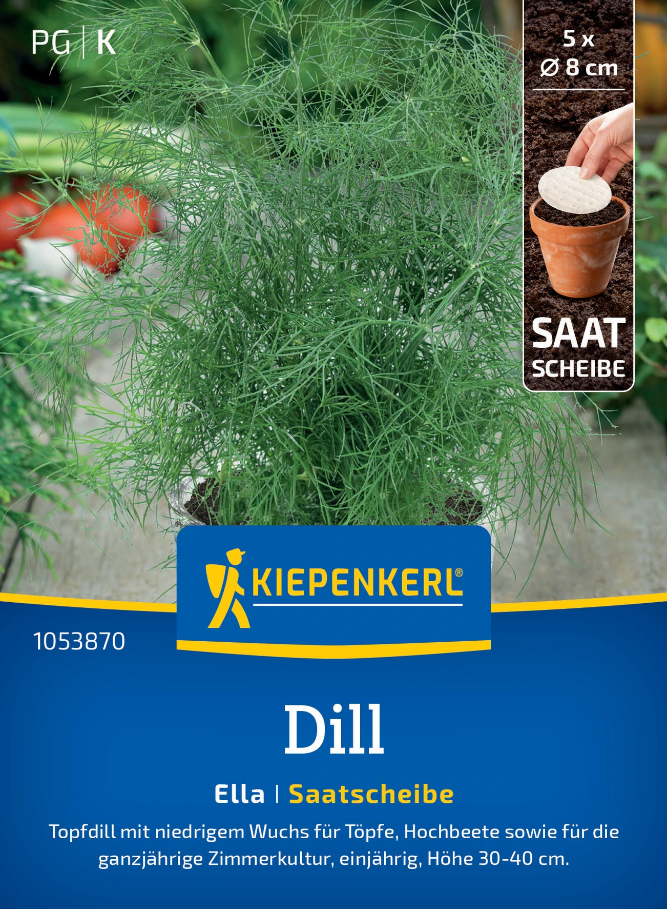 Kiepenkerl Dill Ella, Saatscheibe