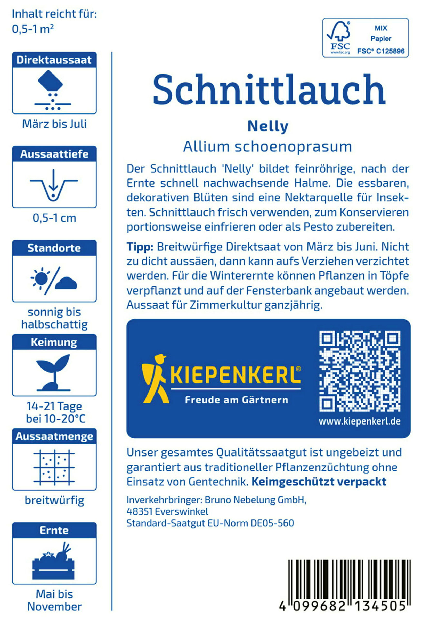 Kiepenkerl Schnittlauch Nelly