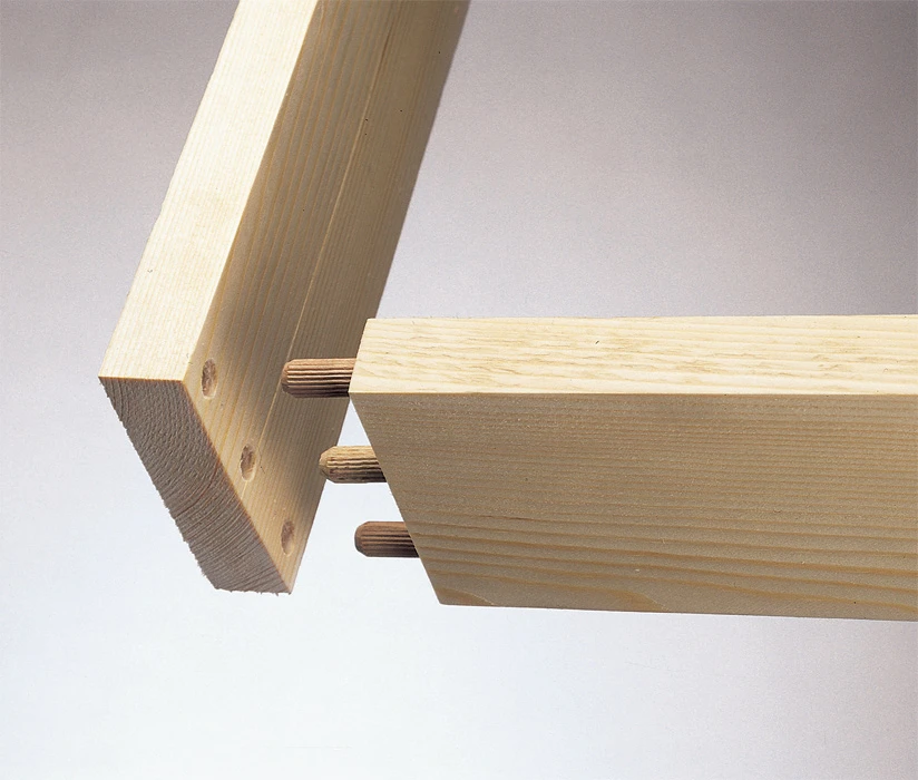 Holzdu bel, 8 x 40 mm, 40 Stk.