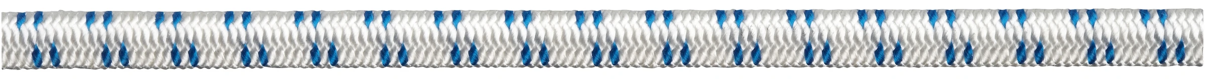 Gummiseil, (Spule) 16-fach, weiß, 6 mm, 100 m